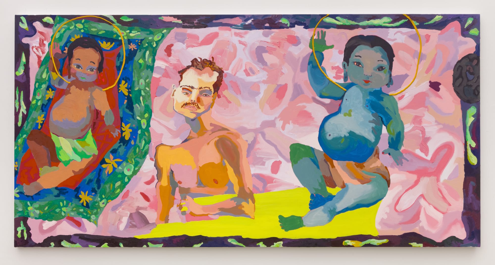 Alex Chaves Baby Alex Baby, 2016 Oil on canvas 48 x 96 in 121.9 x 243.8 cm