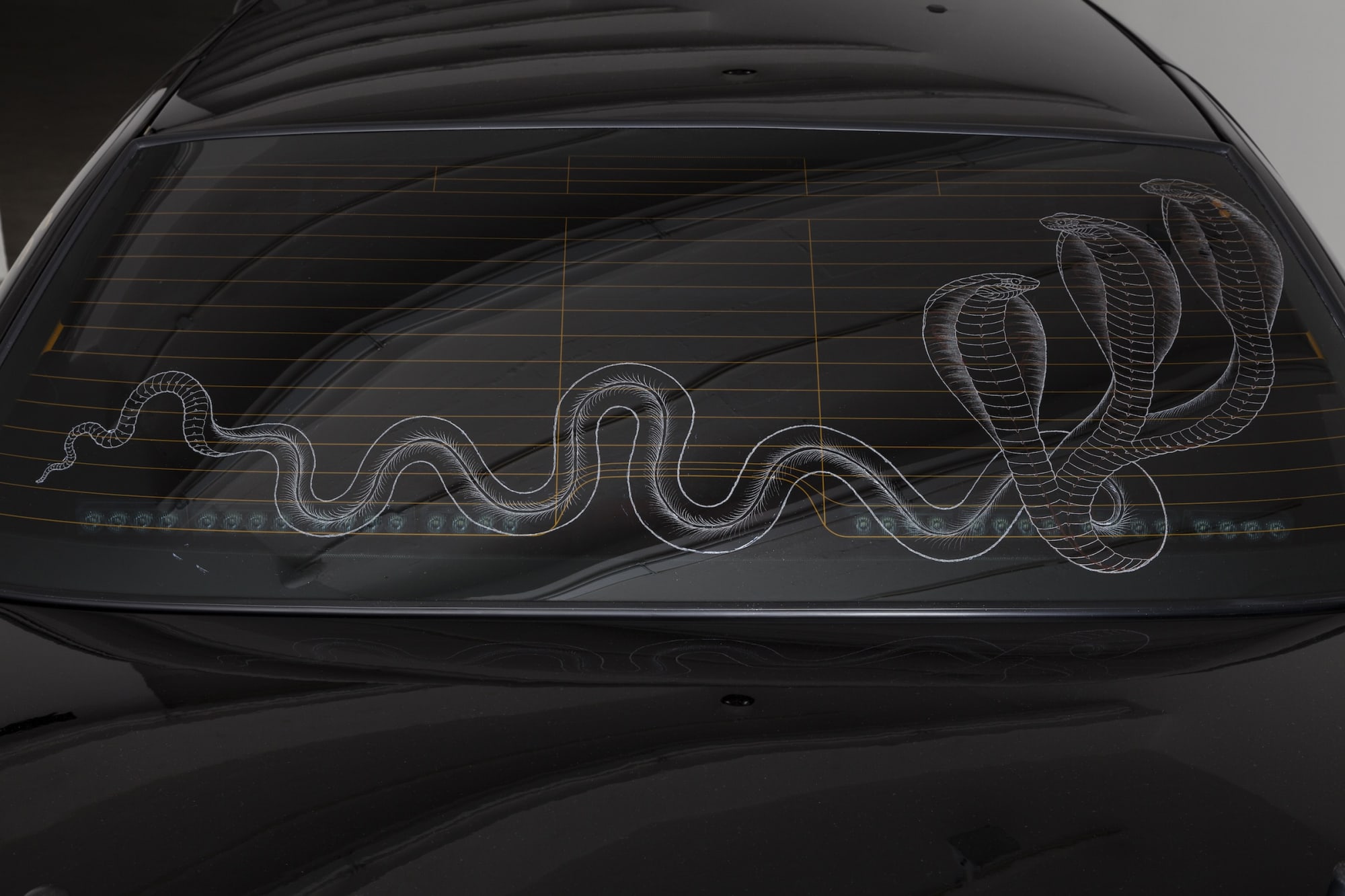 Scott Campbell Crown Victorious, 2015 remodeled Ford Crown Victoria with 24-carat gold leaf