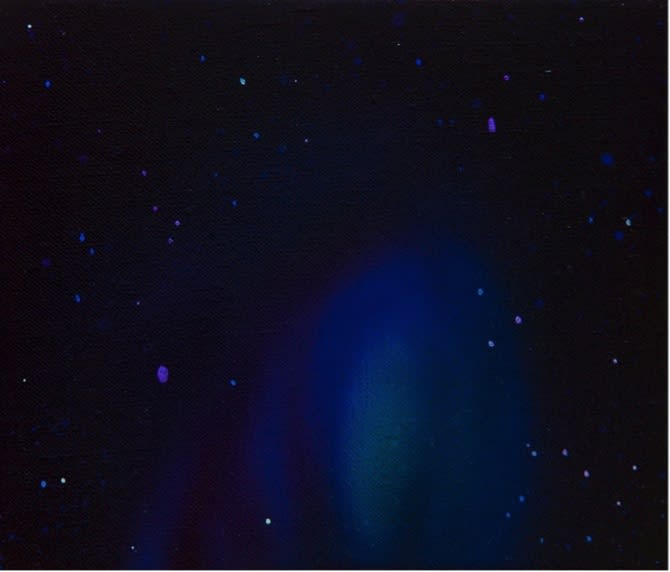 Jason Metcalf Study for Kolob II, 2014 Airbrushed acrylic on canvas 5 x 7 inches