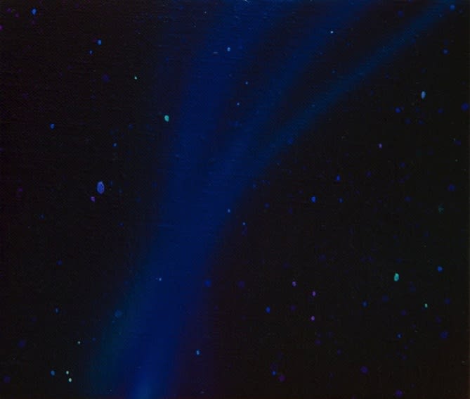 Jason Metcalf Study for Kolob III, 2014 Airbrushed acrylic on canvas 5 x 7 inches