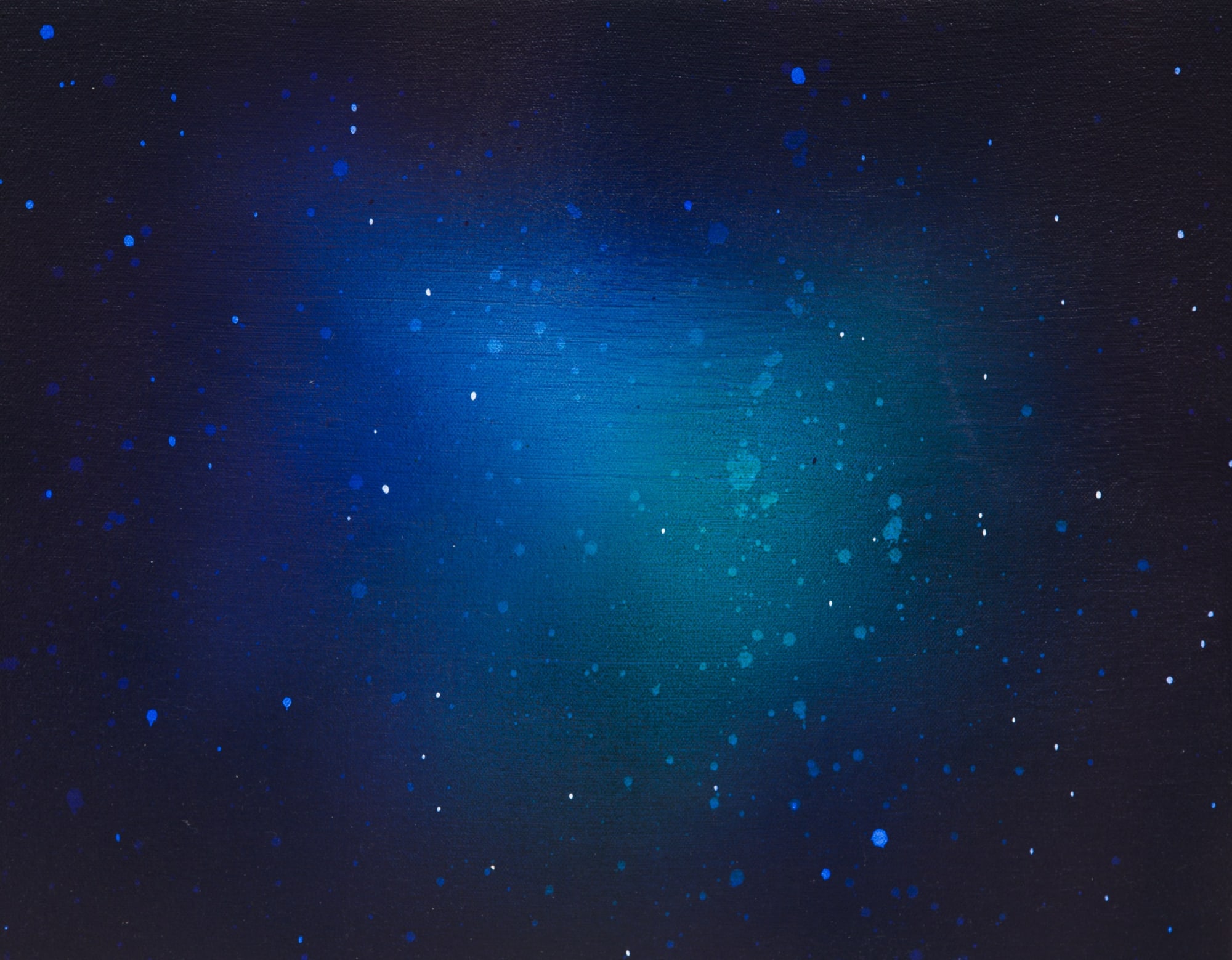 Jason Metcalf Study for Kolob XI, 2015 airbrushed acrylic on canvas 12 x 15 1/4 inches