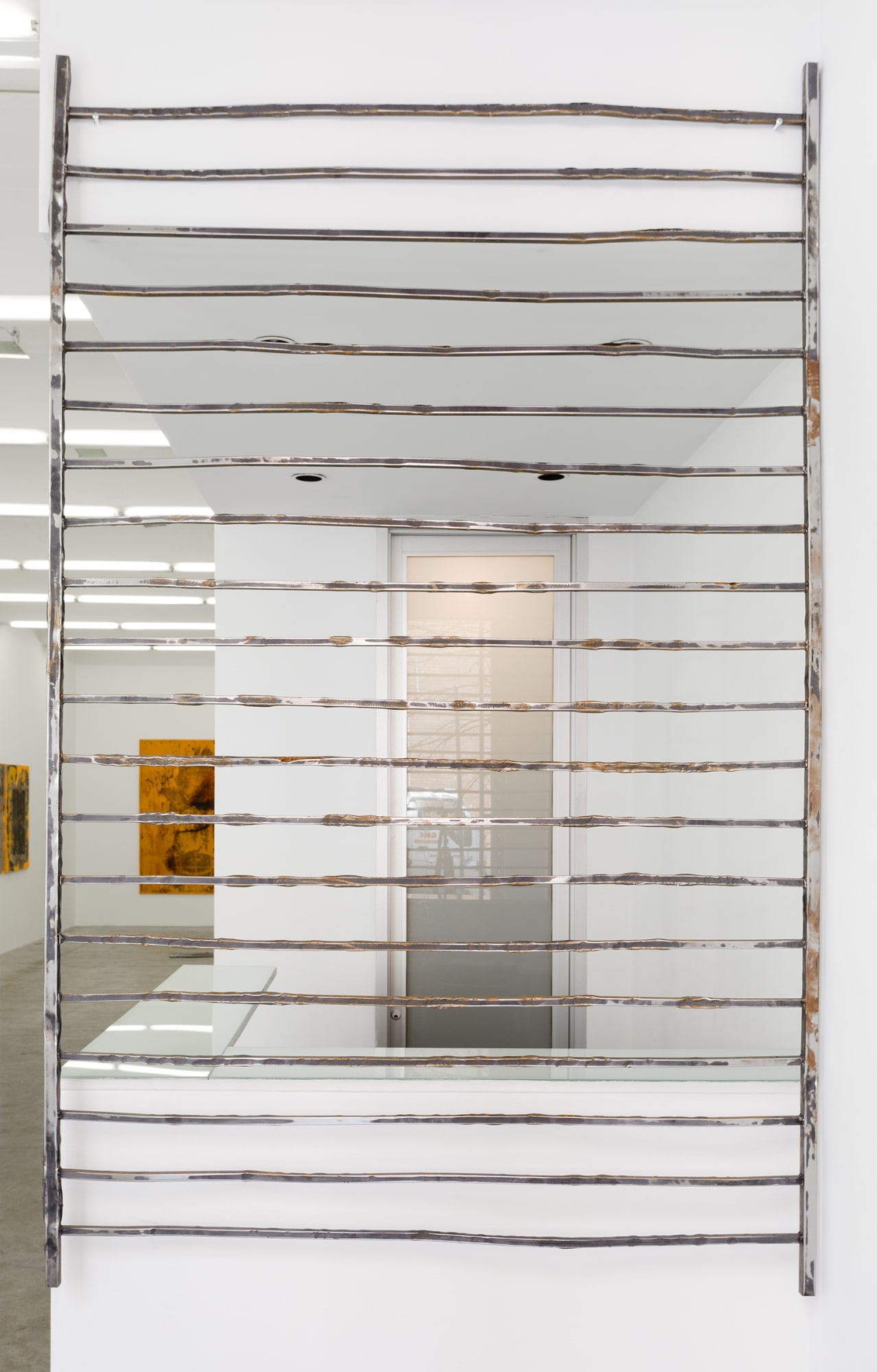 JPW3 FFence, 2015 Steel and dye 92 1/2 x 58 x 1 in 235 x 147.3 x 2.5 cm