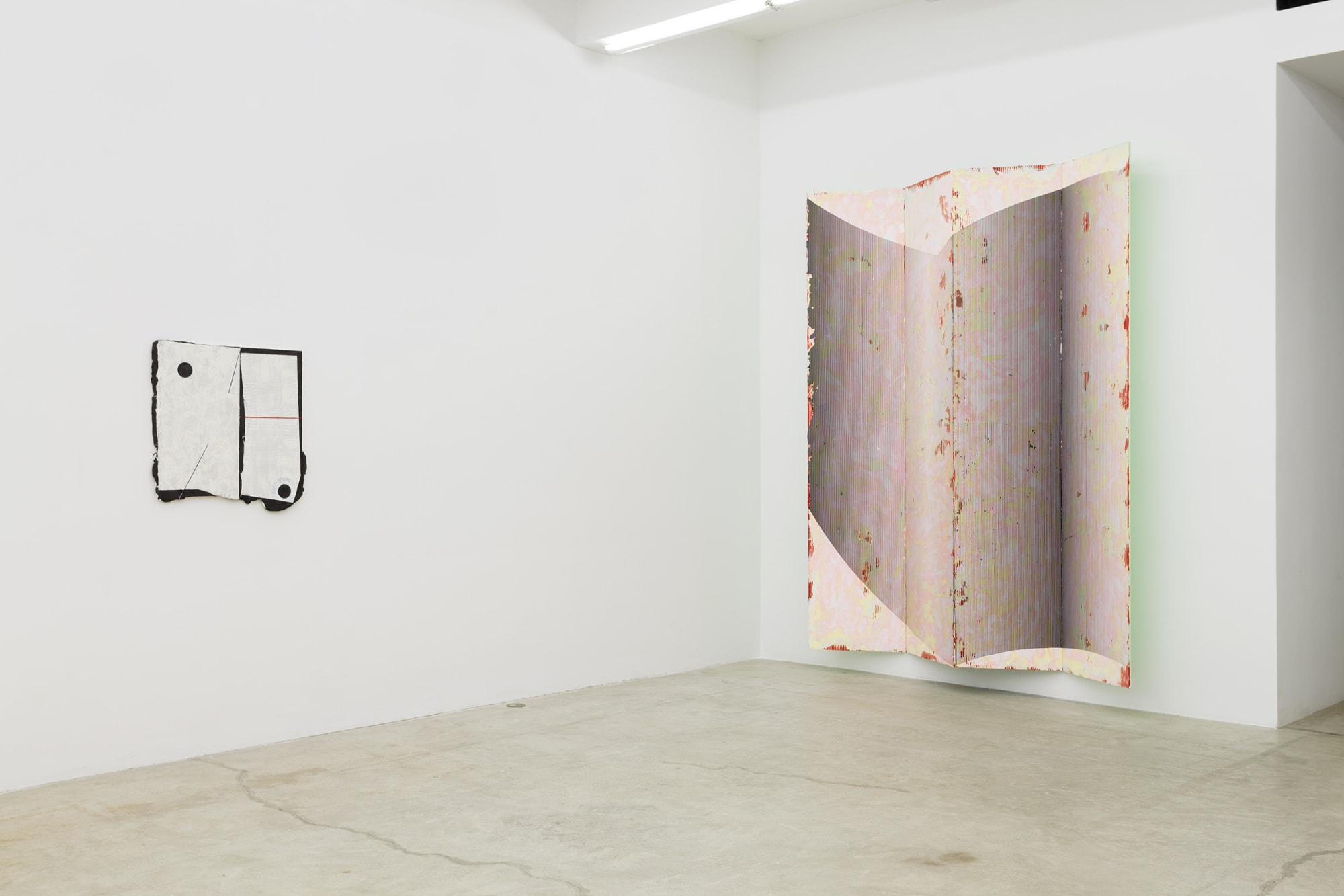 Thick Pink, Stuffed Light, Installation View, 2014