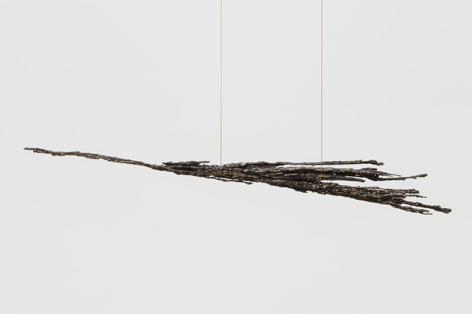 Kelly Akashi Untitled, 2014 bronze, bronze wire 49 x 6 x 4 inches