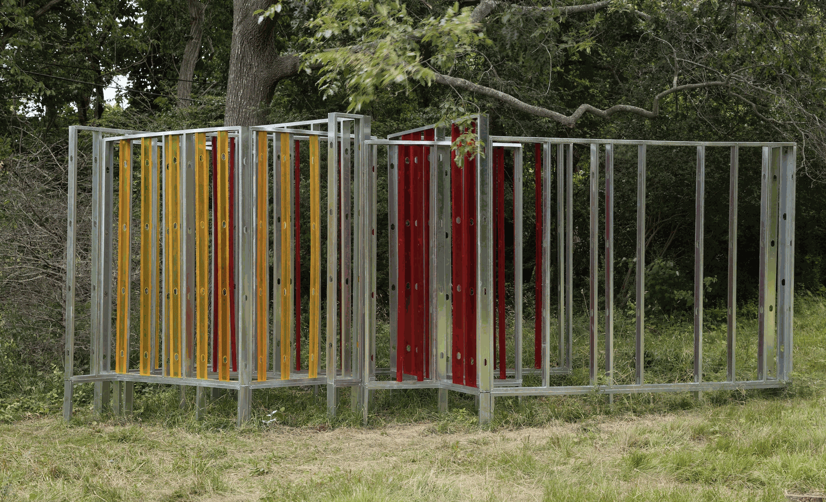 Kelly Parr Full Scale Model, 2014 steel and cast plastic Dimensions variable