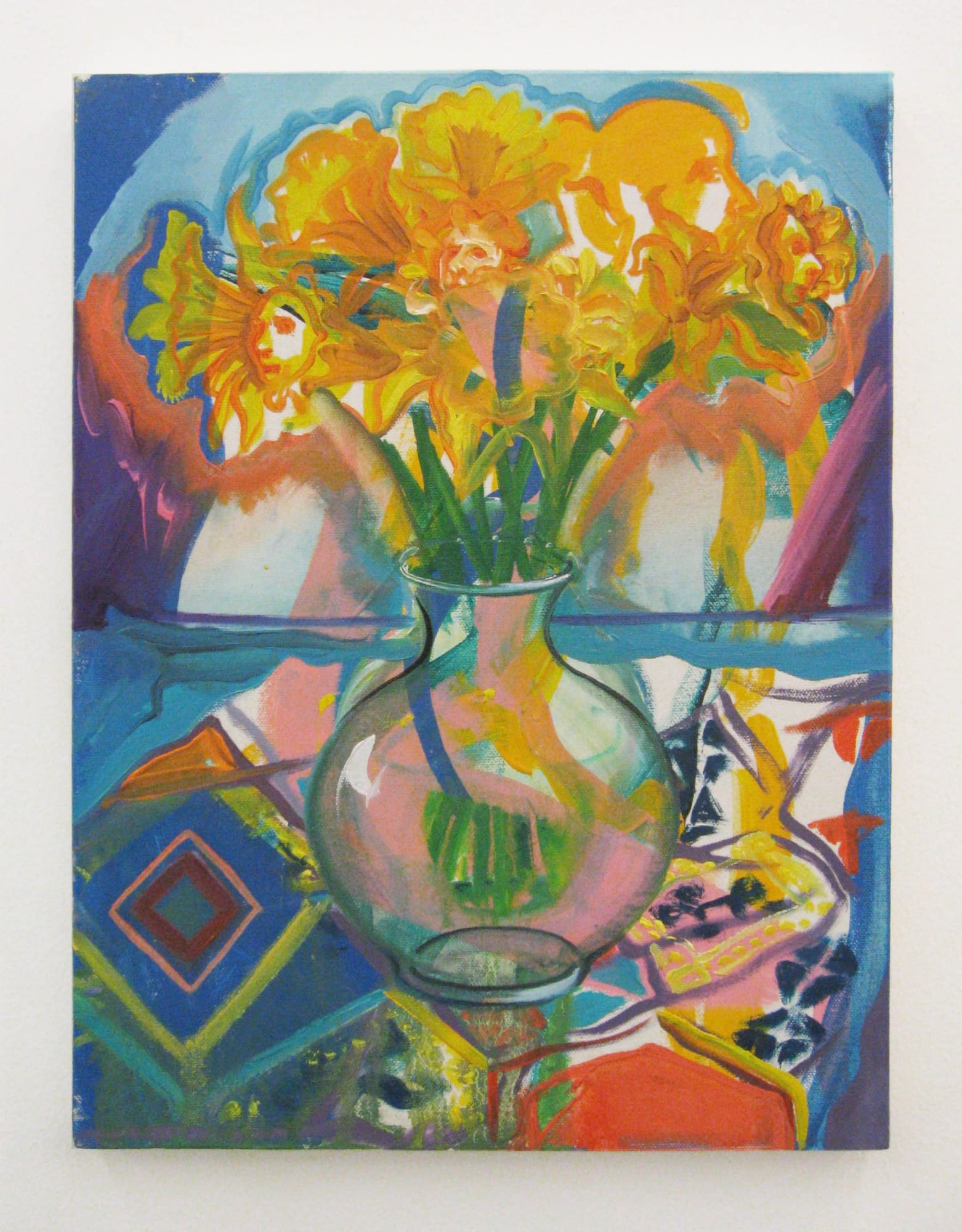 Andy Cross Flower Life #1, 2010 oil on canvas 16 x 12 inches