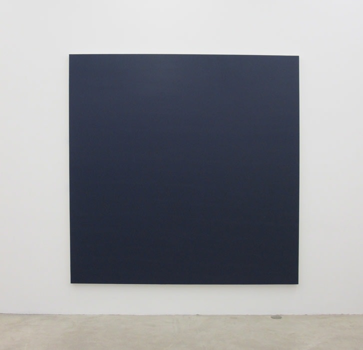 Henry Codax Untitled (Midnight Blue), 2012 acrylic on canvas 84 x 84 inches