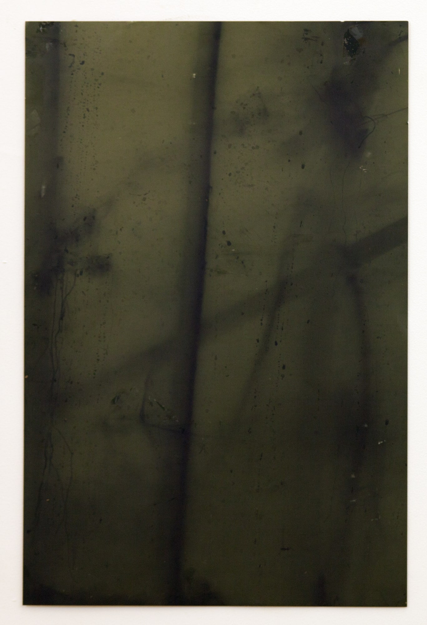 Ryan Foerster x sunflowers - negative printing plate, 2011/2012 aluminum 35 x 23 inches