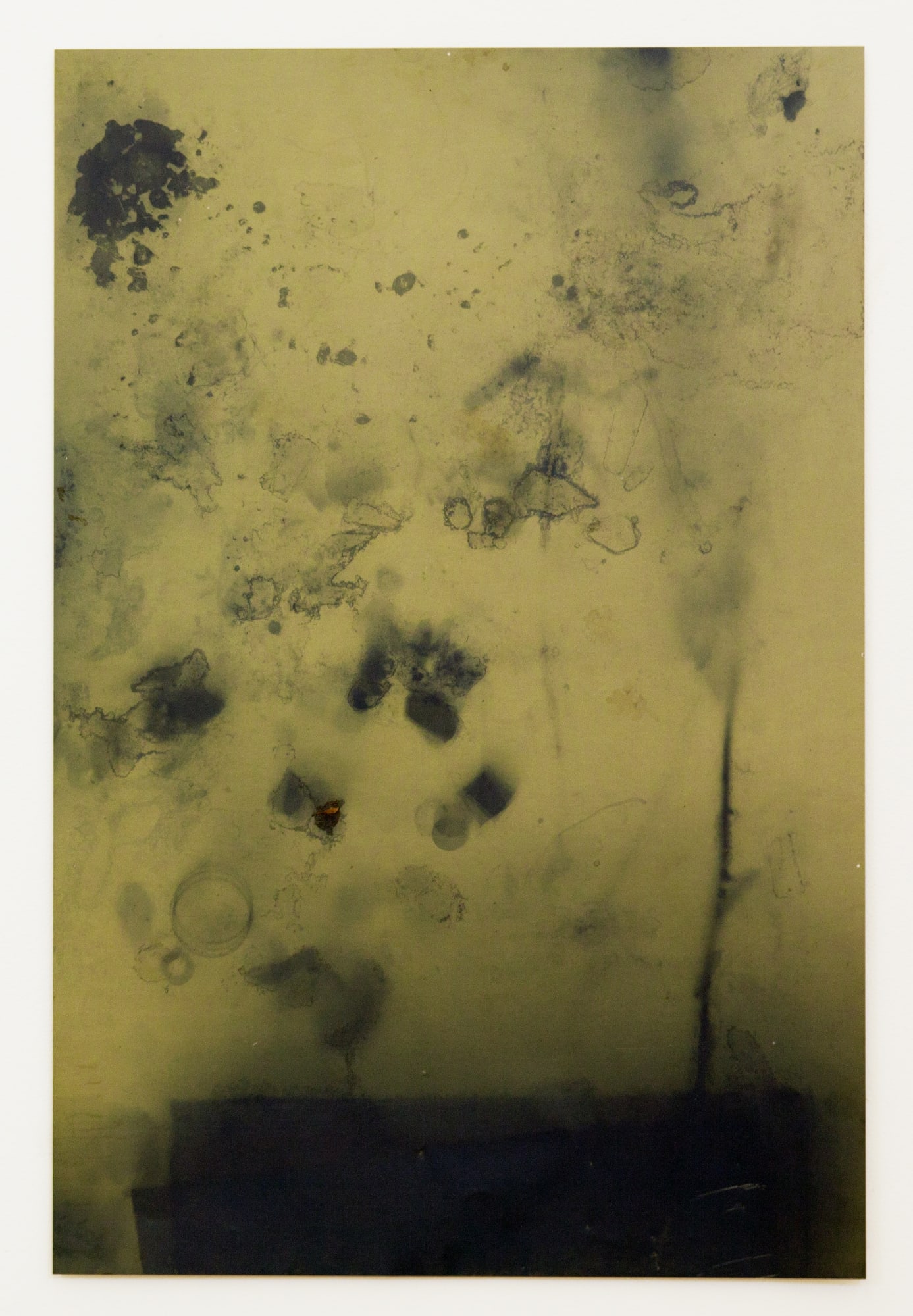 Ryan Foerster negative printing plate Brighton Beach 2, 2011/2012 aluminum 35 x 23 inches