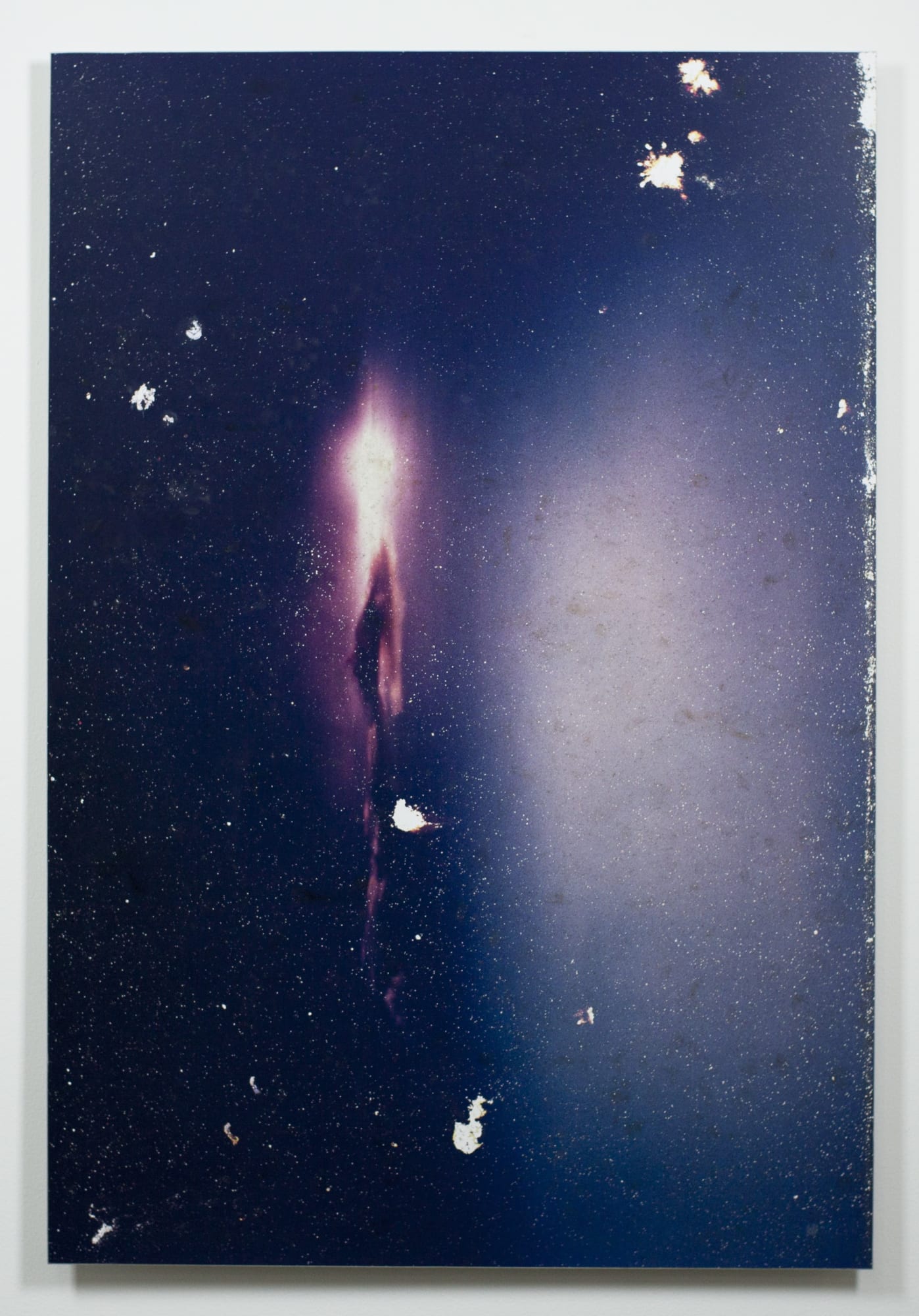 Ryan Foerster Universe/Julie night swim, 2009/2011 C-print, aluminum, wood 40 x 27 inches
