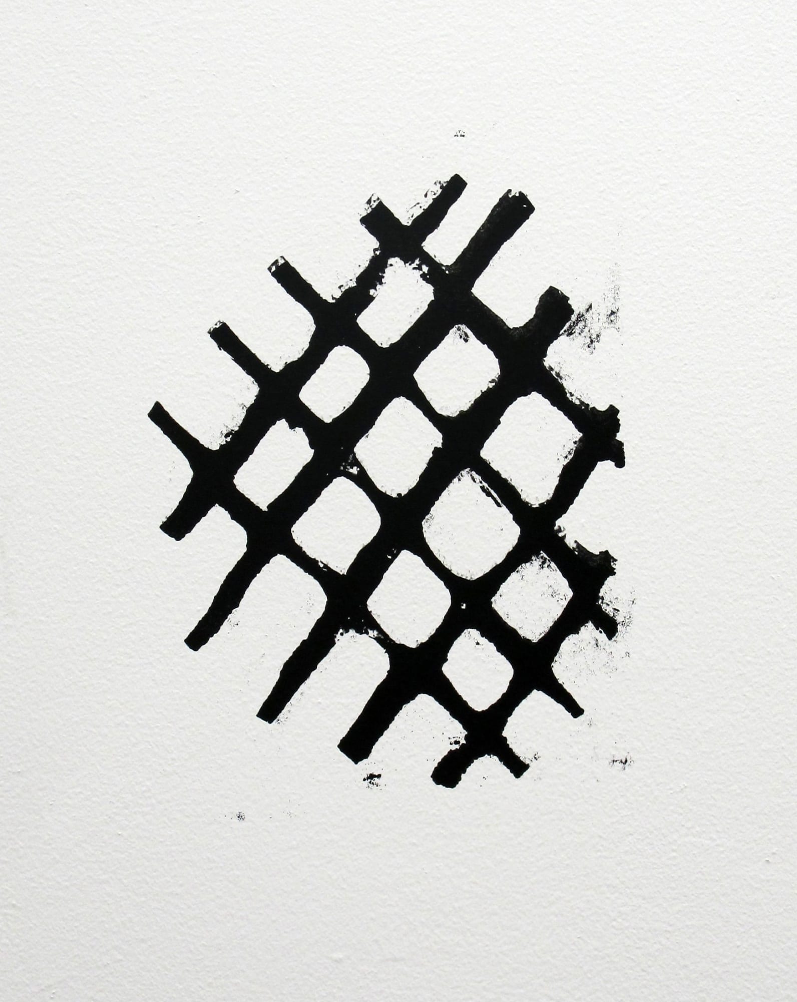 Bozidar Brazda Amplifier, 2011 silkscreen on wall 12 x 9 in