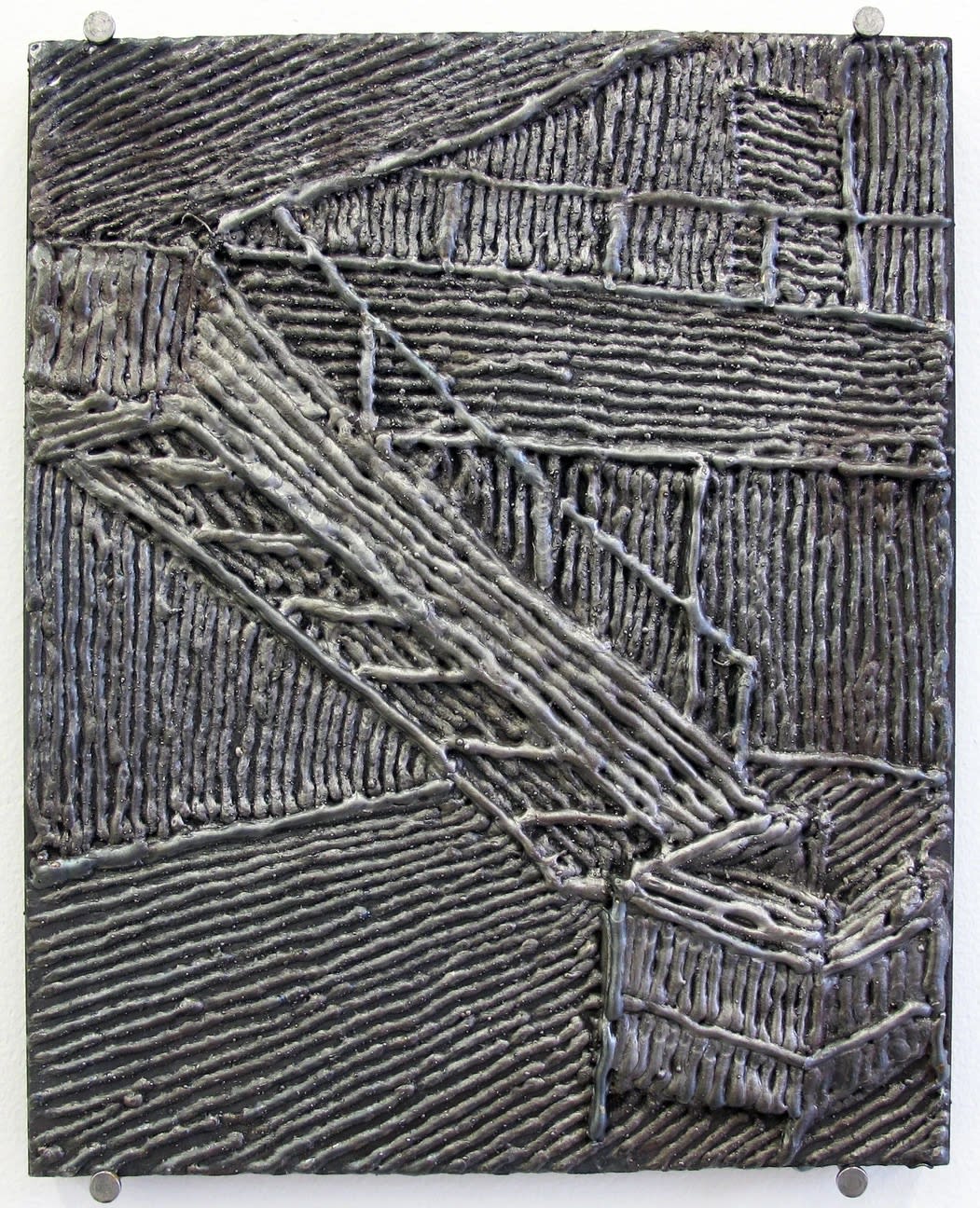 Grayson Revoir Nightclub II, 2011 welding, steel 12 x 10 in