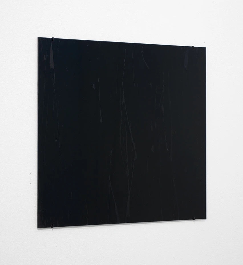 Davina Semo ARE YOU OFFERING ME THE DREARY EXILE OF YOUR IMAGINATION? , 2011 black mirror 18 x 18 in