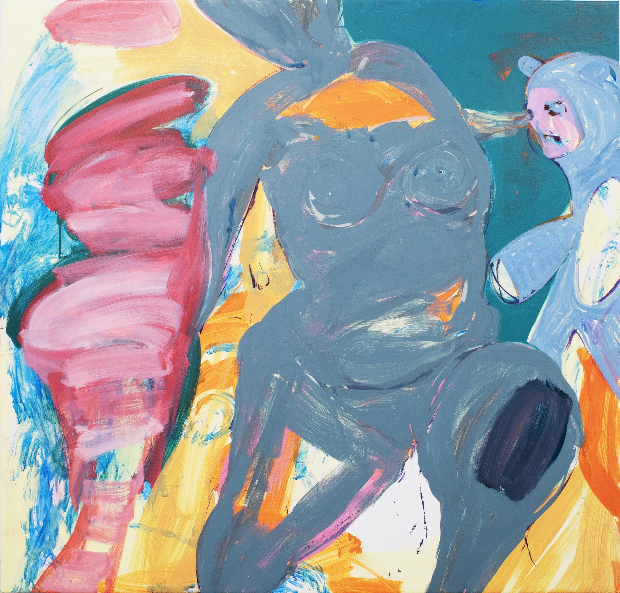 Christine Burgon Untitled, 2022 Acrylic on canvas 48 x 50 in 121.9 x 127 cm