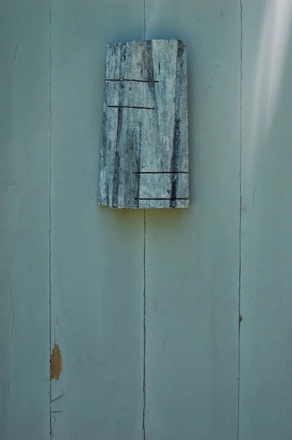 Joseph Montgomery Image One Hundred Ten, 2011 oil on plastic and cedar 15.75 x 9 x 3 in