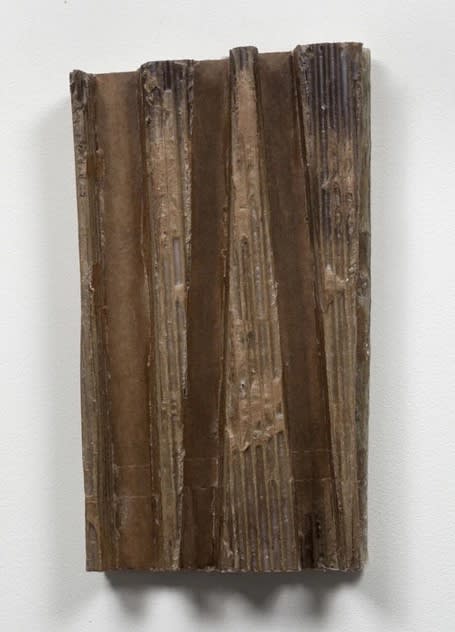 Joseph Montgomery Image One Hundred Eleven, 2011 wax and fiberglass on cardboard mounted on panel 14.75 x 8.5 x 2 in