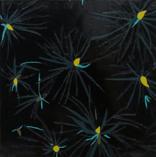 Clare Woods Untitled, 1999 enamel on wood 12 x 12 in