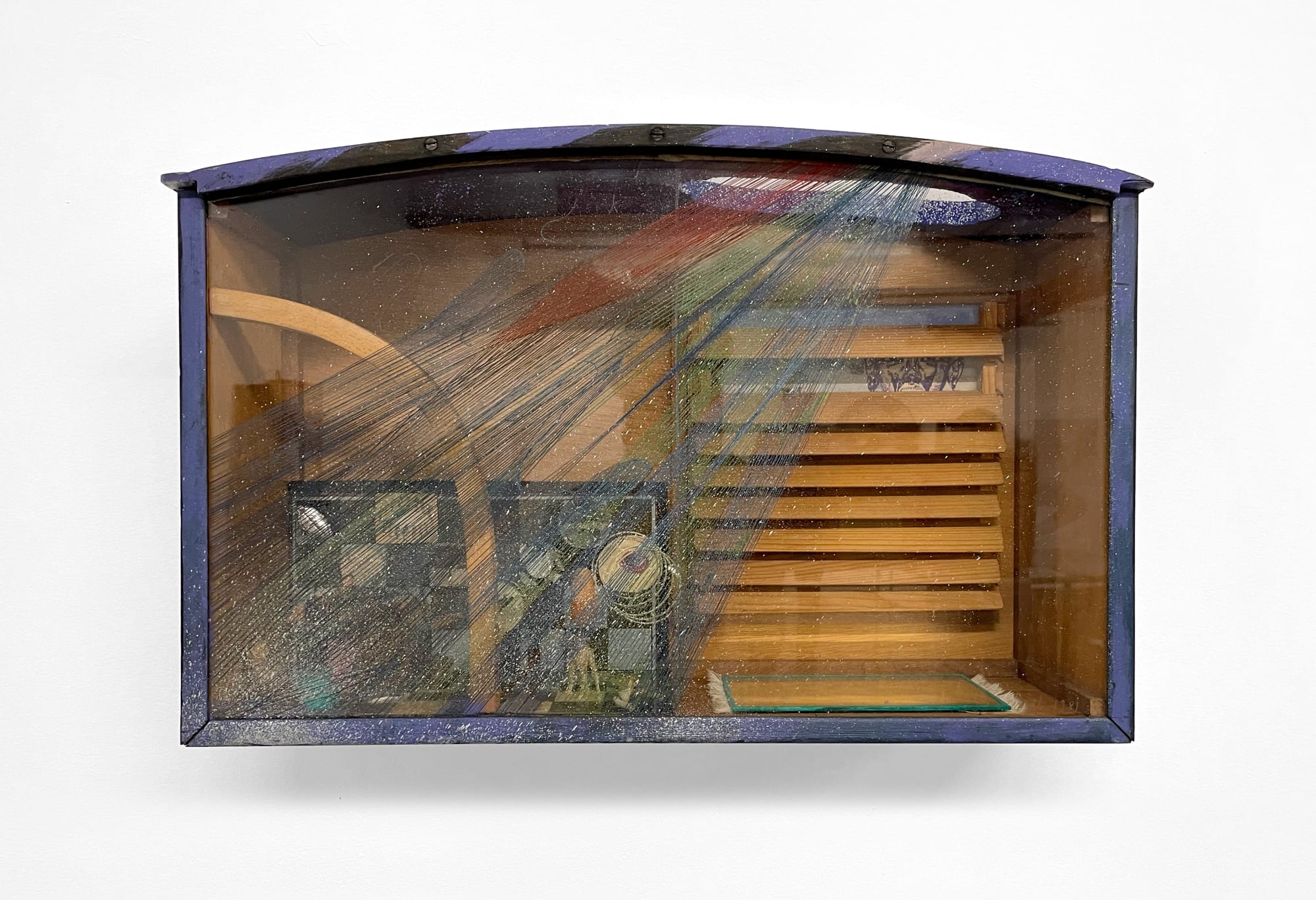 Bob Smith Inside Out, 1981 Wood and mixed media construction 16 1/2 x 25 3/4 x 8 in 41.9 x 65.4 x 20.3 cm