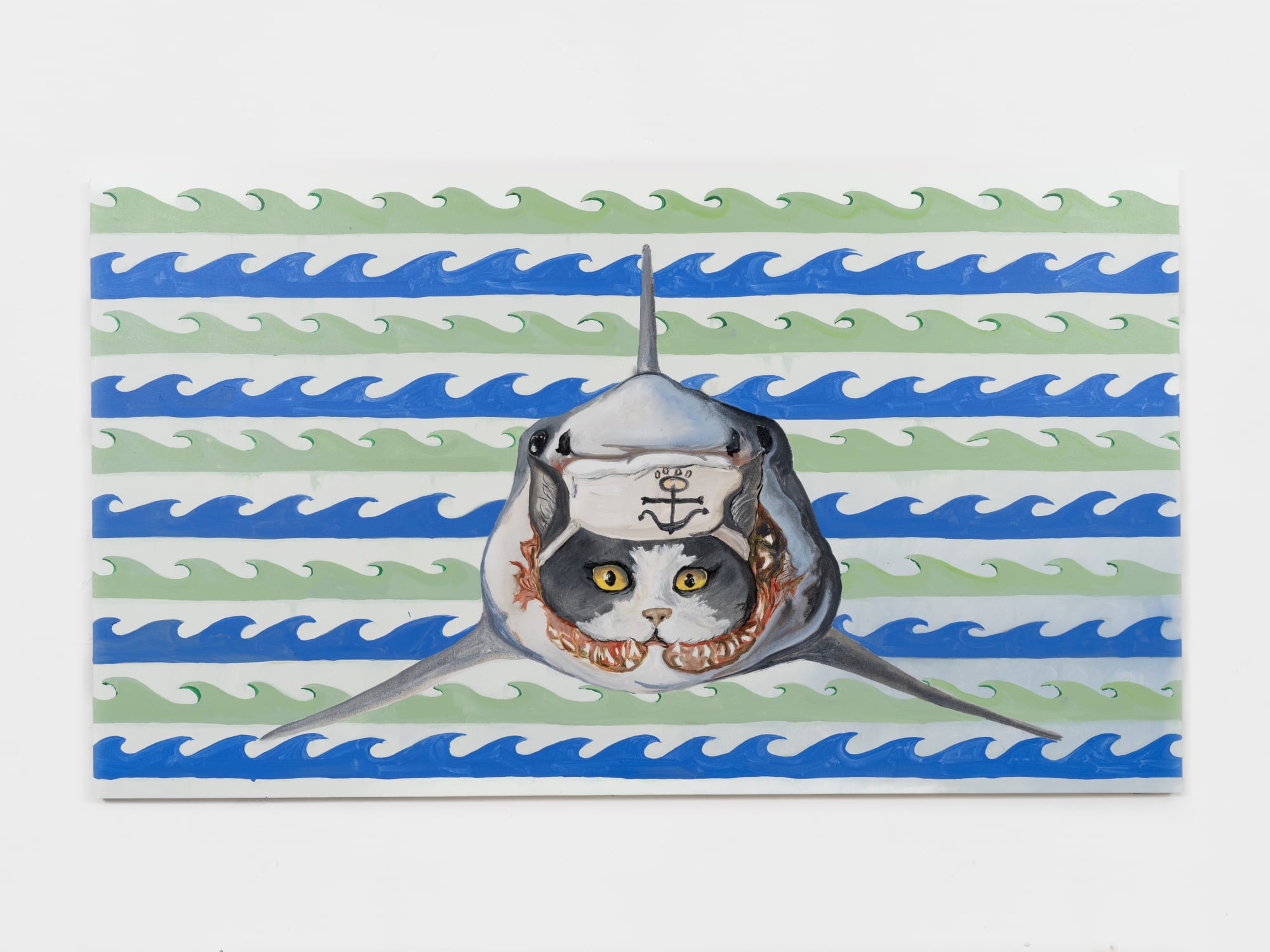 Philip Hinge My Head Hurts, My Heart Swims, 2024 Acrylic on canvas 48 x 84 in 121.9 x 213.4 cm