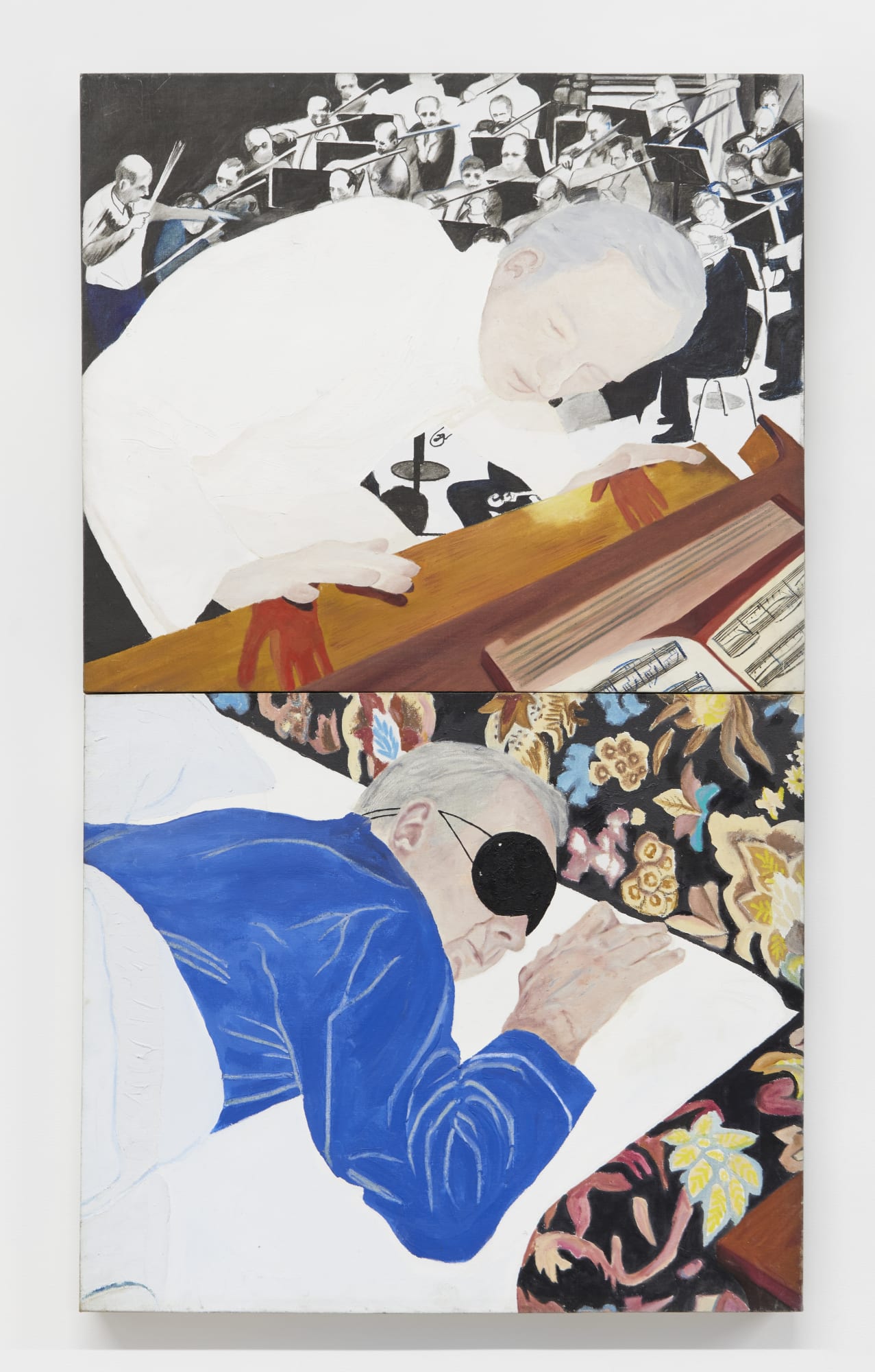 Bob Smith Bo Bergerson, 1981 Acrylic on canvas diptych 54 x 32 in 137.2 x 81.3 cm (SmB_24_013, P104)