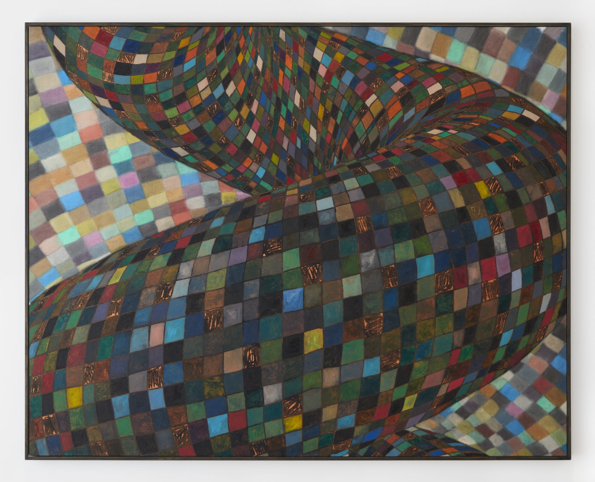 Nick Irzyk Thyroid, 2024 Oil on canvas, artist’s frame 48 x 60 in 121.9 x 152.4 cm