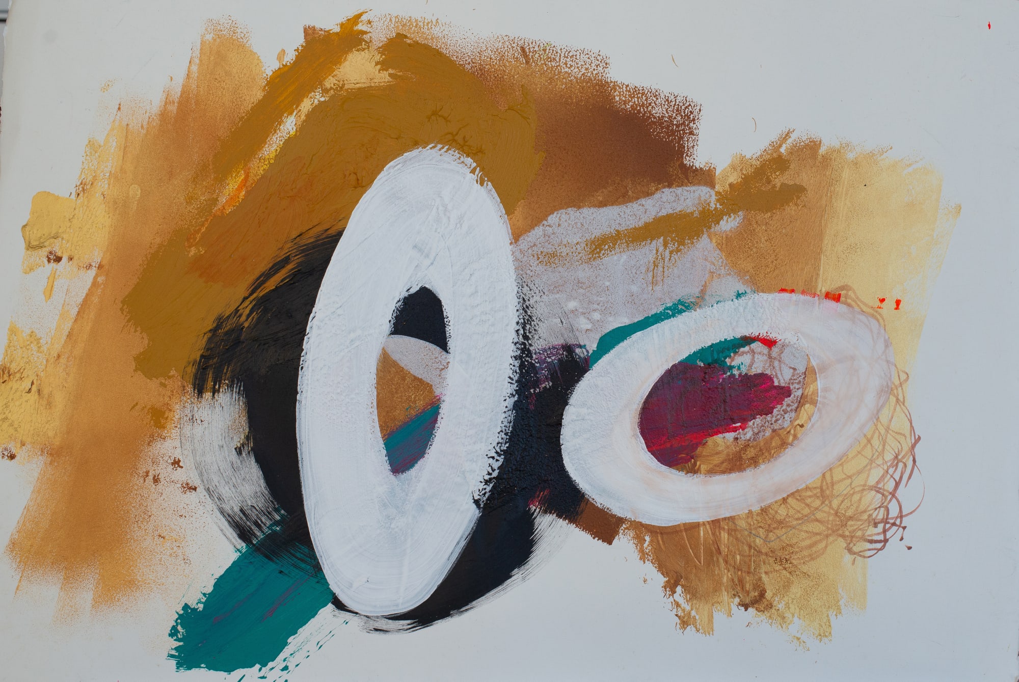 Jason Weiner - Donezo, 2024 Acrylic on paper 22.25 x 15 inches $500.00