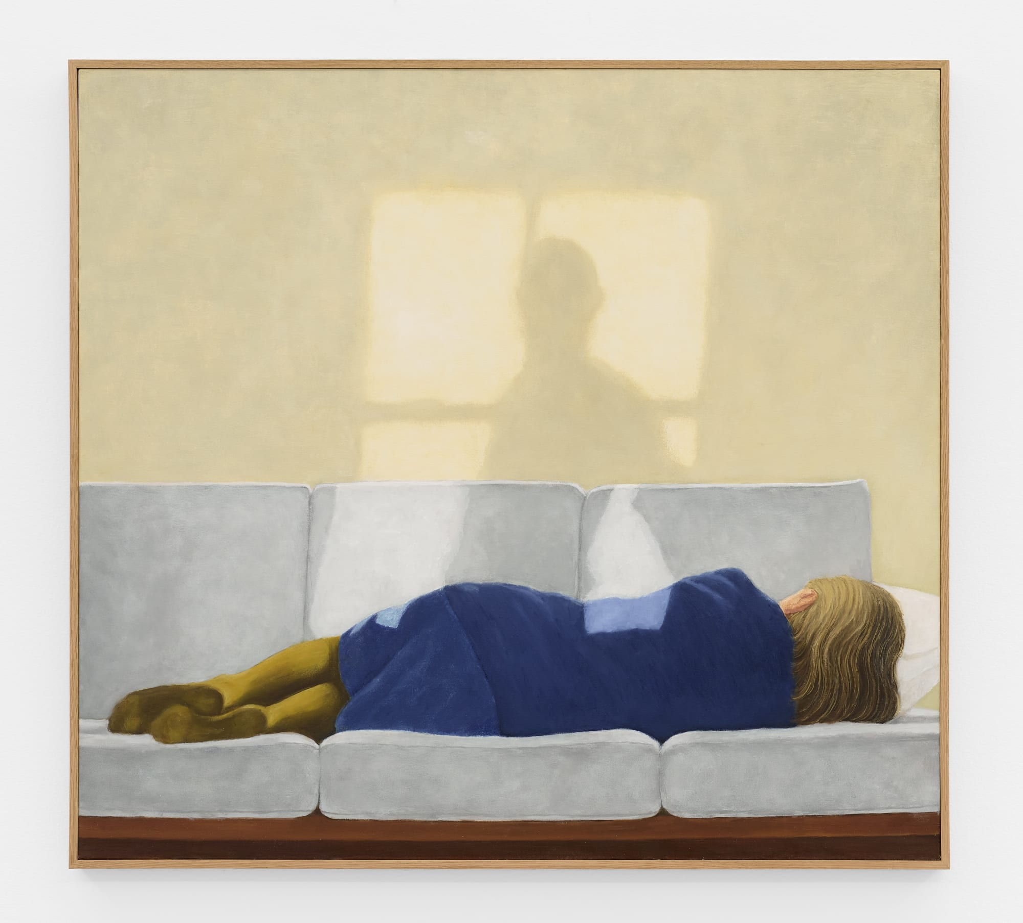 Jess Allen I Even Dream About You, 2023 oil on canvas canvas dimensions: 44 x 45.5 in. (112 x 116 cm.) framed dimensions: 45 x 46.5 in. (116 x 126 cm.)