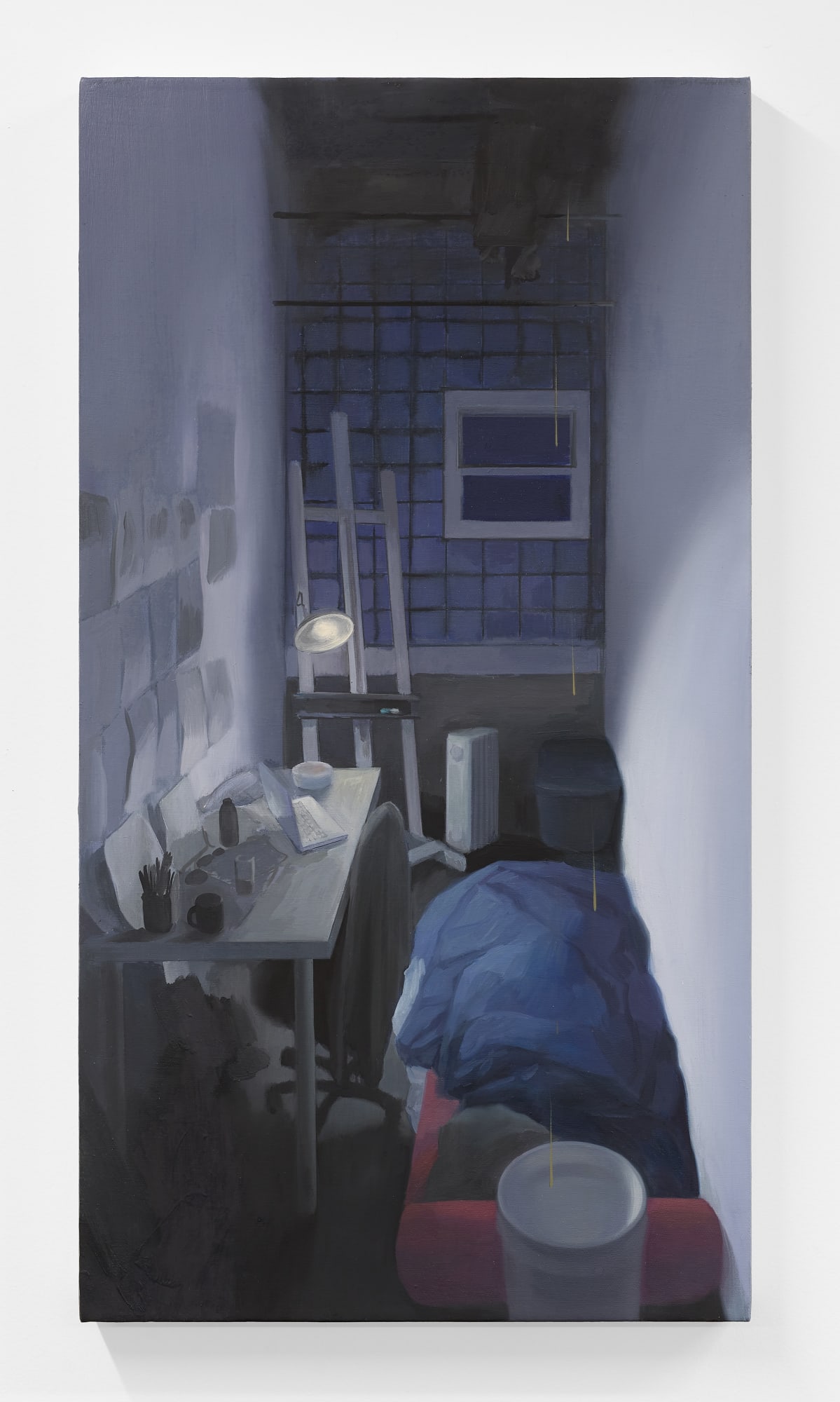 Brandi Twilley Leaky Roof, 2019 oil on canvas 26 x 14 in. (66 x 35.6 cm.)