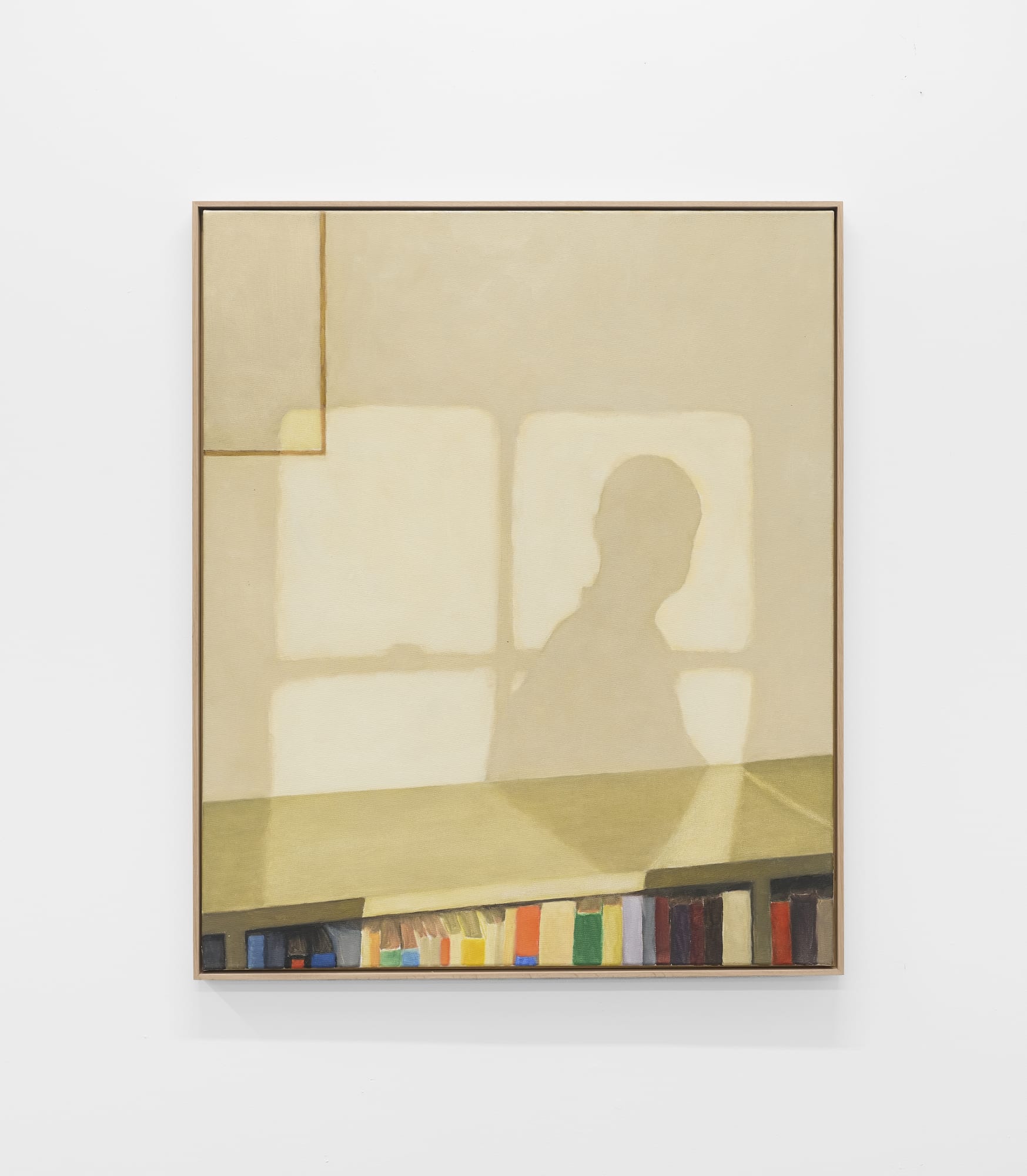 Jess Allen The Shadow Man 8, 2022 oil on canvas 35 ½ x 25 ½ in. (90.2 x 64.8 cm.)