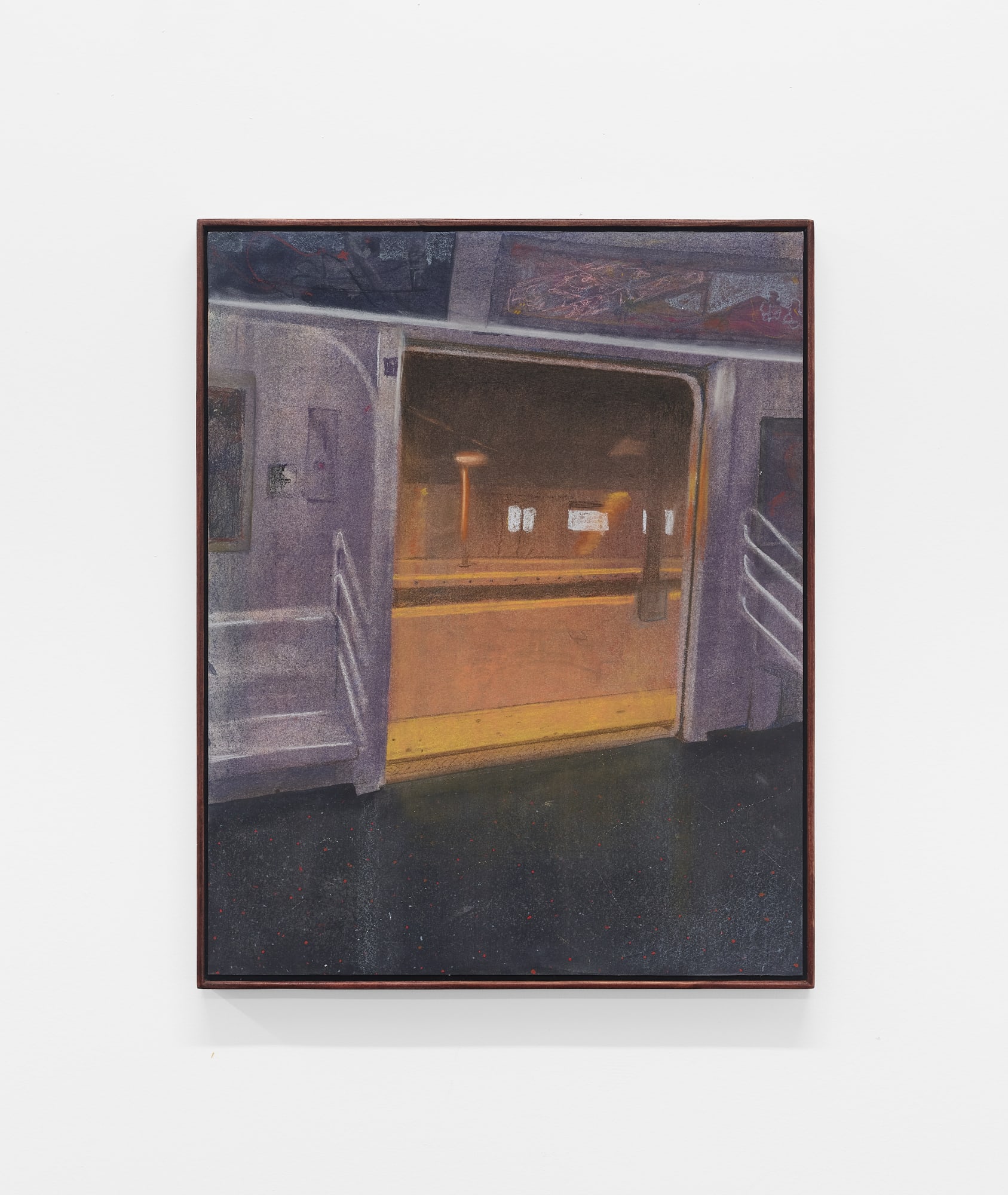 Tom Henry Myrtle-Broadway Transfer, 2022 watercolor and pastel on paper mounted on board 20 x 16 in. (50.8 x 40.6 cm.)