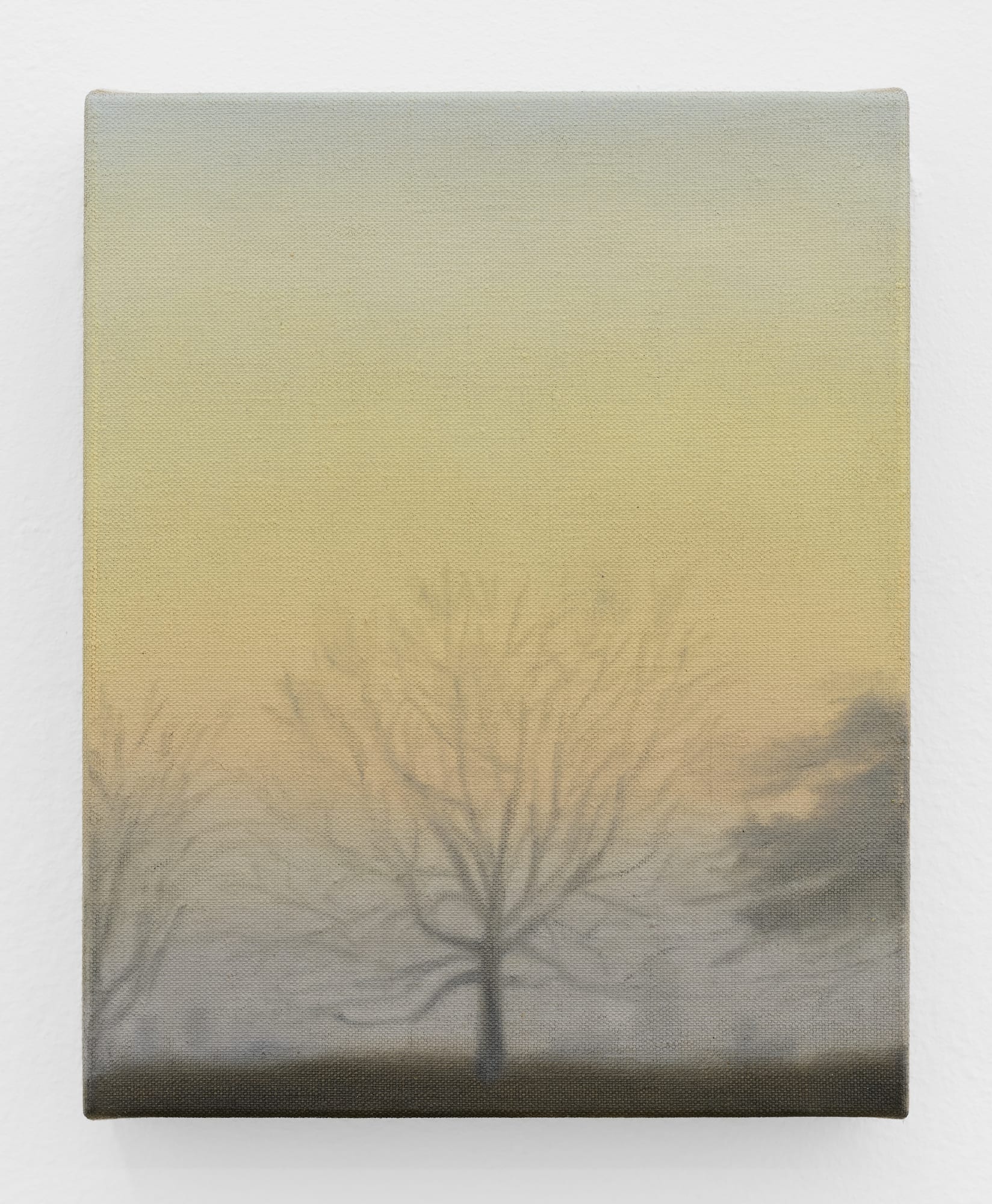 Dylan Williams Tomorrow Is Already Here, 2023 oil on linen 10 1/4 x 8 1/4 in. (26 x 21 cm.)