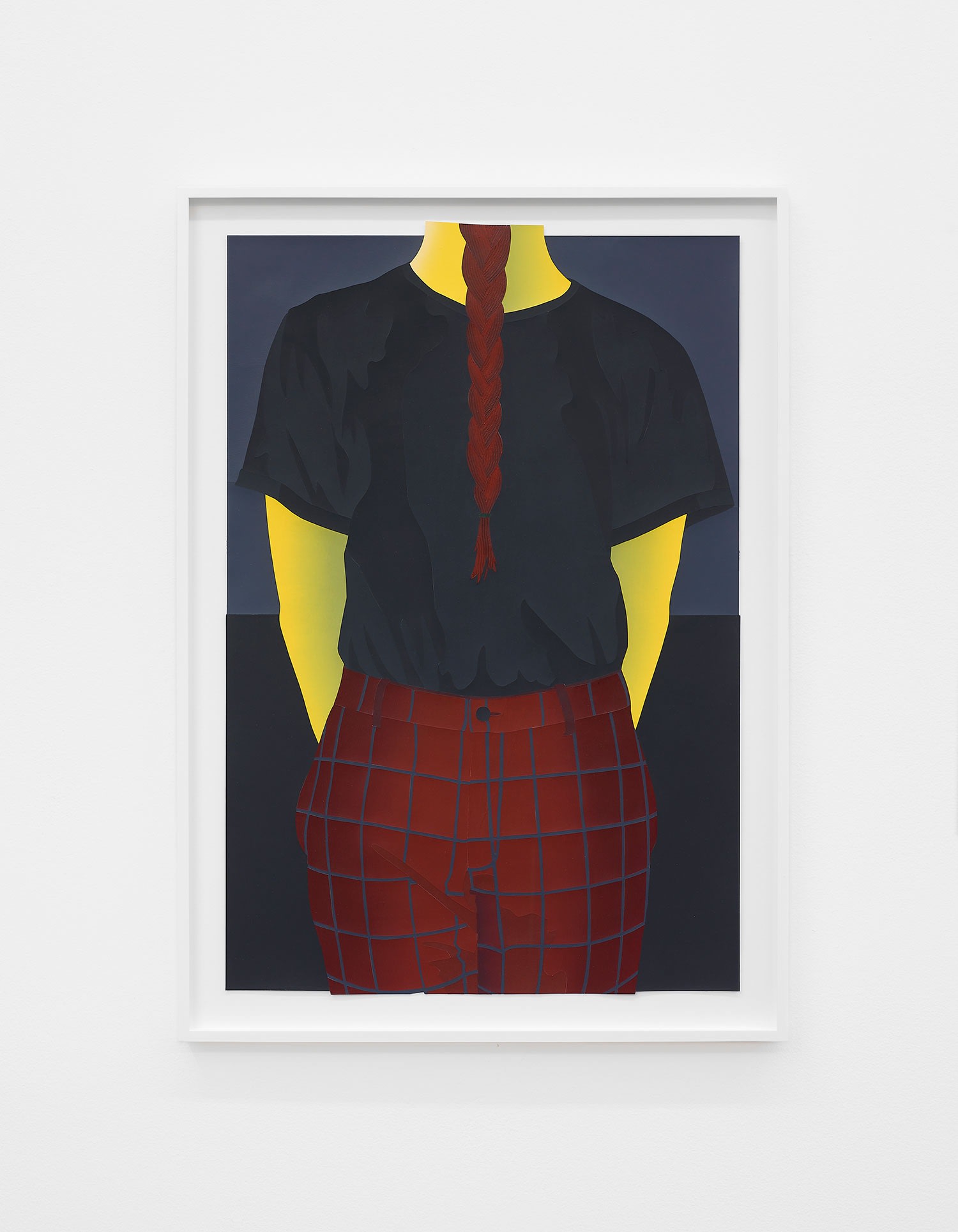 Anthony Iacono Recto Verso, 2020-2021 acrylic on cut and collaged paper 33 x 22.5 in. (84 x 57 cm.)