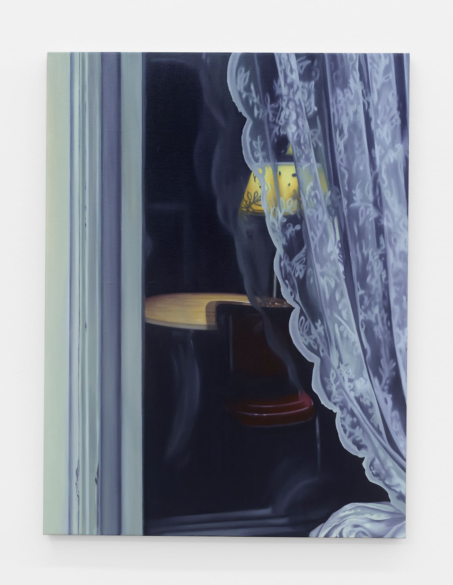 Cait Porter Window at 12:30am, 2022 oil on linen 40 x 30 in. (102 x 76 cm.)