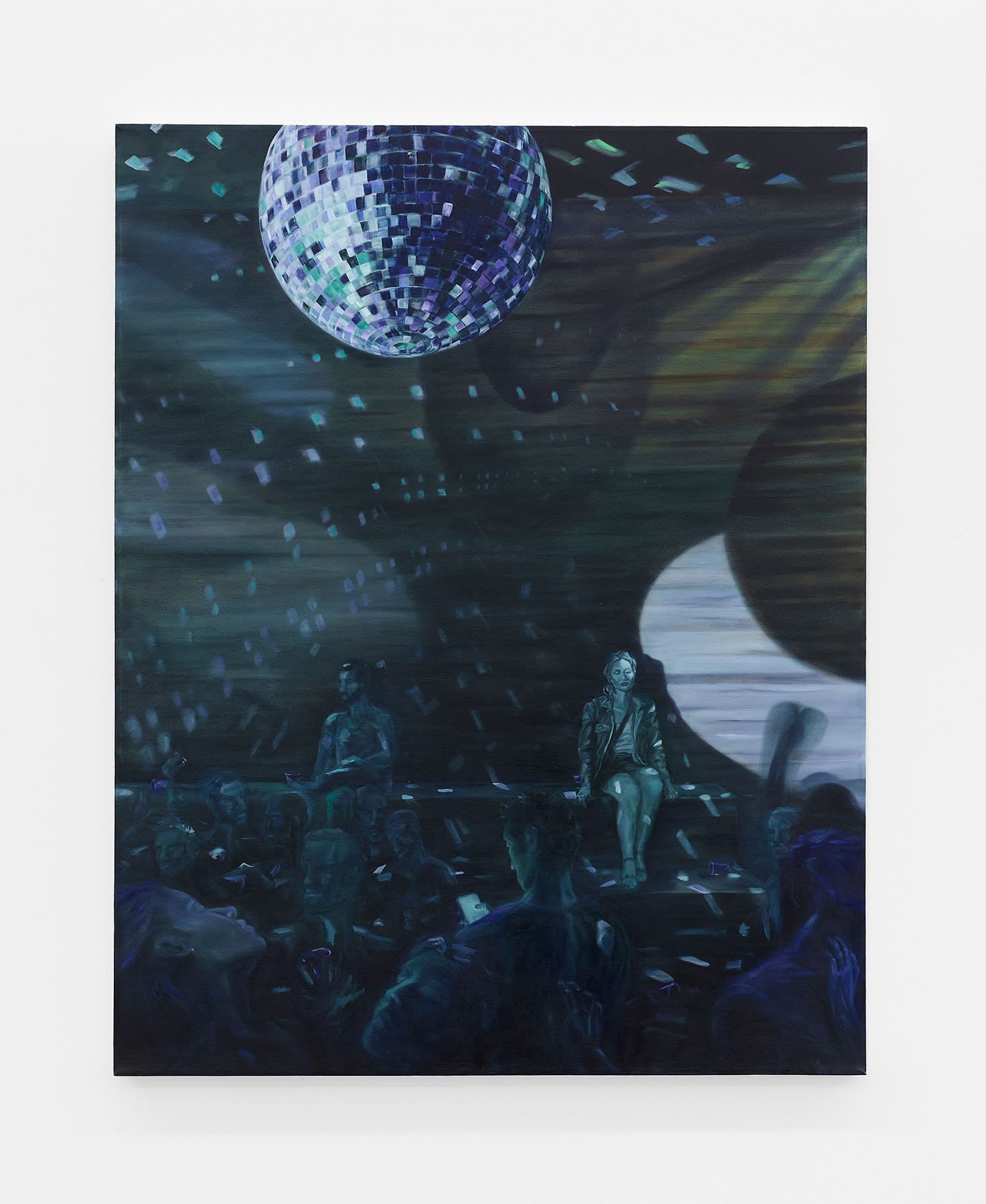 Jason Birmingham Path of Totality, 2022 oil on canvas 48 x 38 in. (122 x 97 cm.)