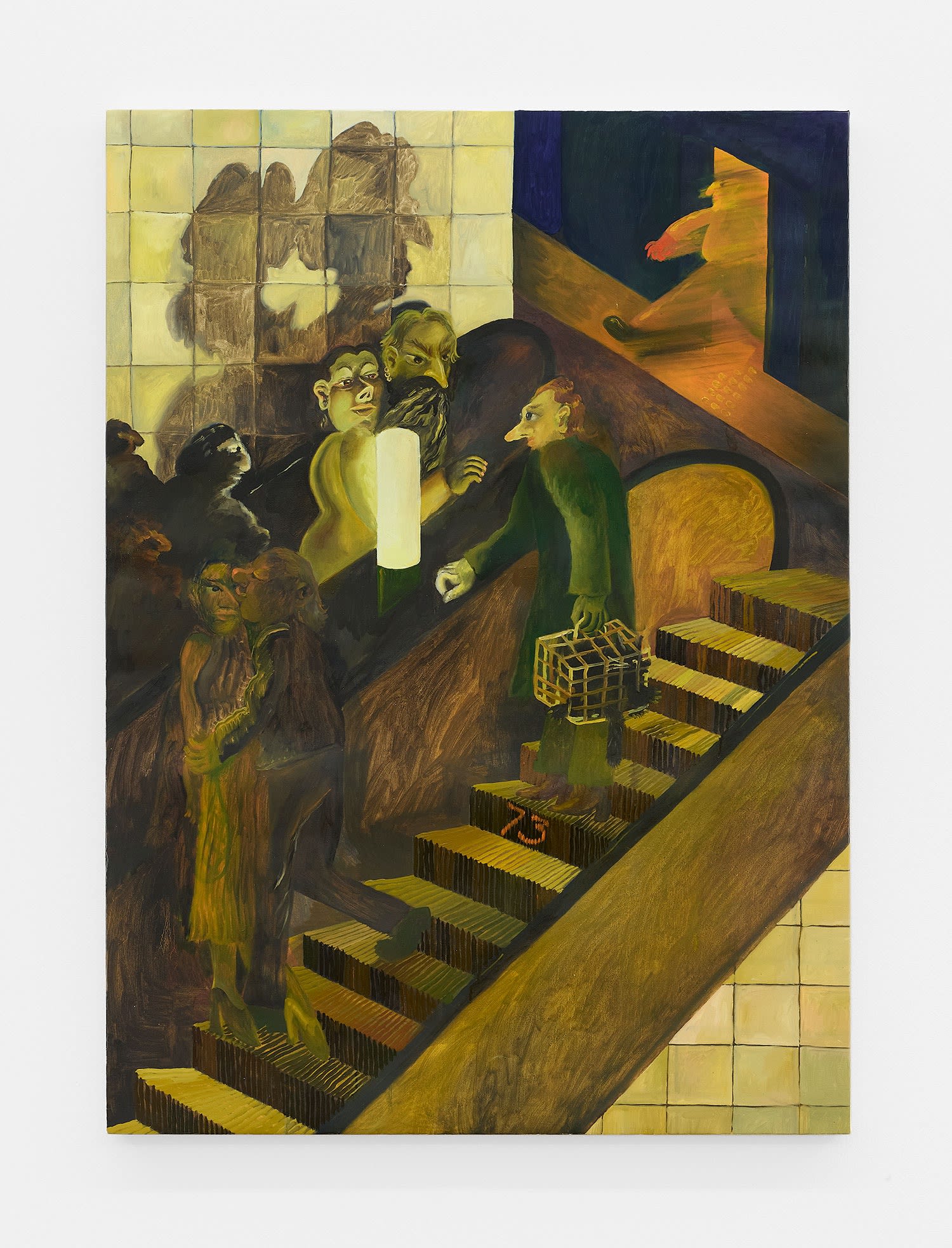 Olga Abeleva Underworld, 2020 oil on canvas 55 x 40 in. (140 x 102 cm.)