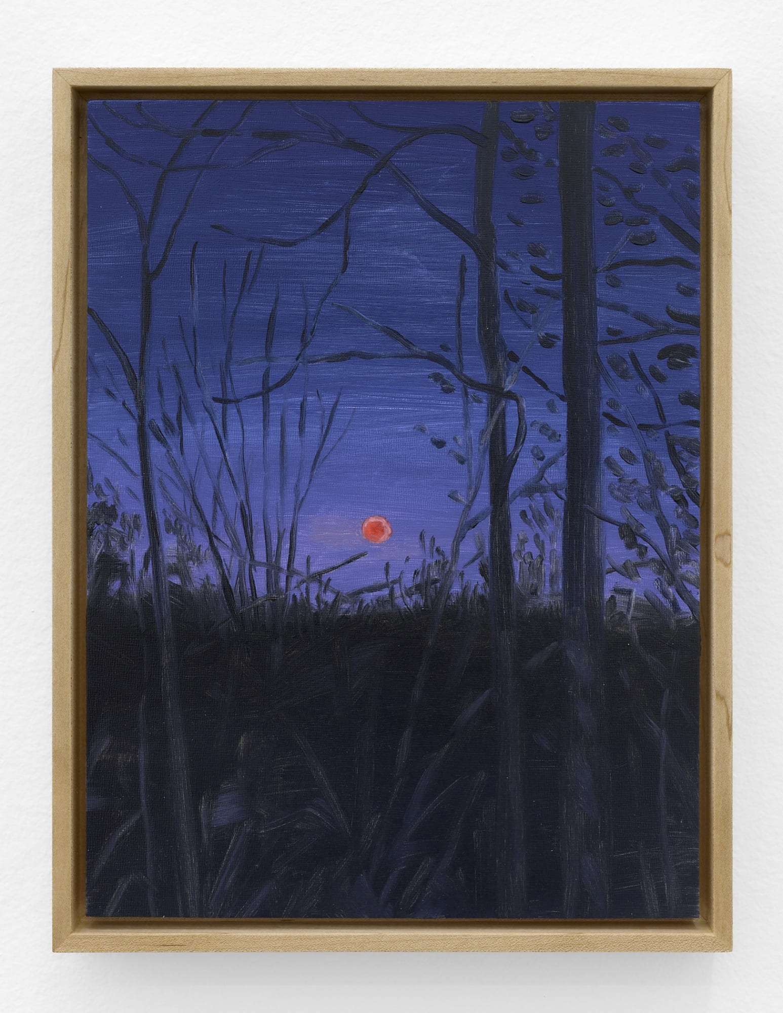 Lina Tharsing Eclipse, 2023 oil on canvas canvas dimensions: 12 x 9 in. (31 x 23 cm.) framed dimensions: 13 x 10 x 1 5/8 in. (33 x 25 x 4 cm.)