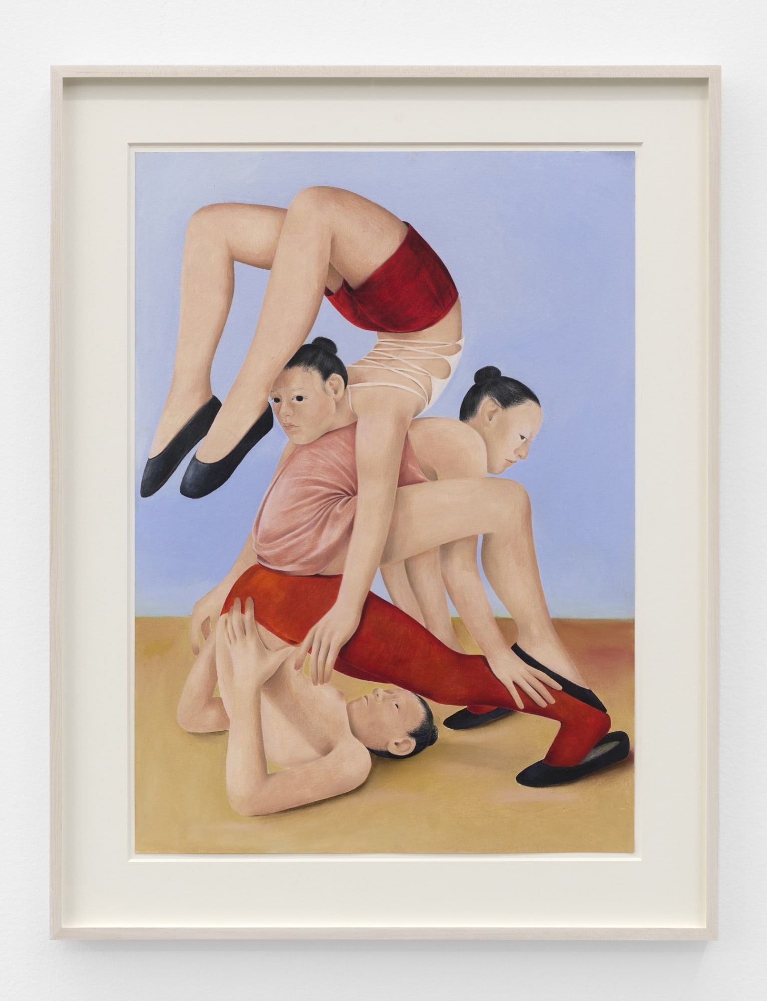 Adèle Aproh Whiplash, 2024 colored pencil and pastel on paper sheet: 27 1/2 x 19 3/4 in. (70 x 50 cm.) framed: 33 5/8 x 25 5/8 in. (85.5 x 65 cm.)