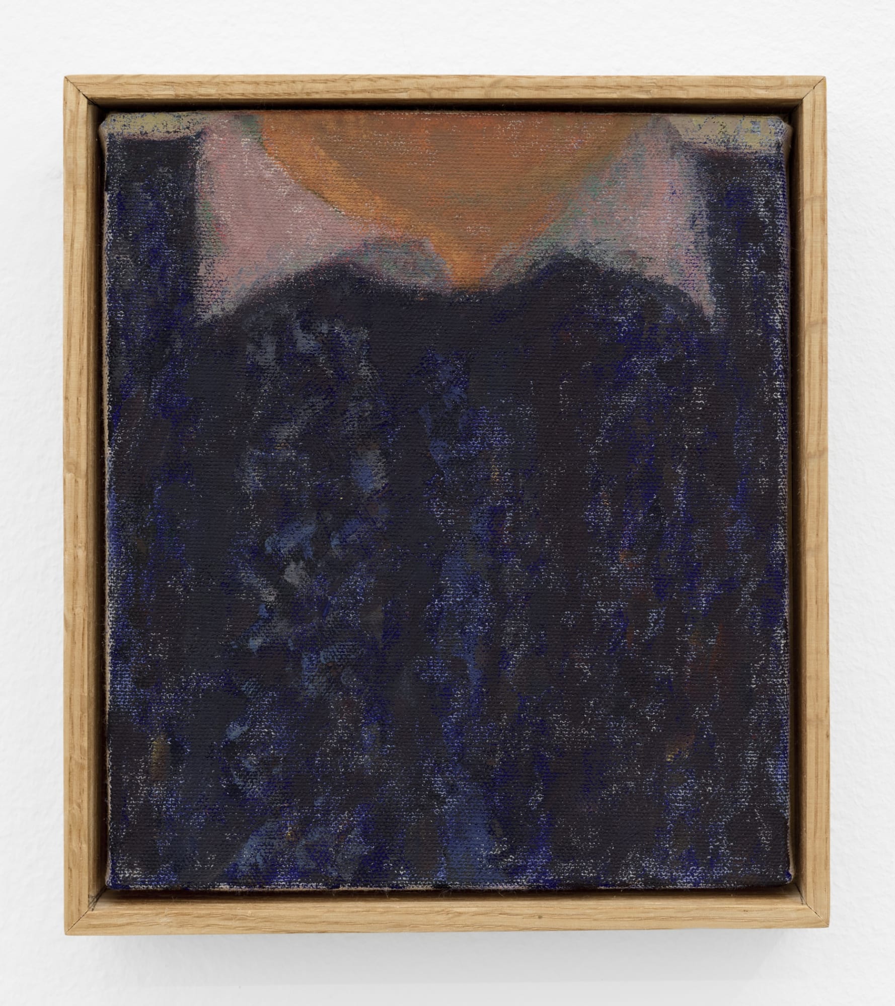 Jackson Joyce Cable Cord Heart, 2023 oil on canvas canvas: 8 x 7 in. (20.3 x 17.8 cm.) framed: 8 7/8 x 7 7/8 in. (22.5 x 20 cm.)