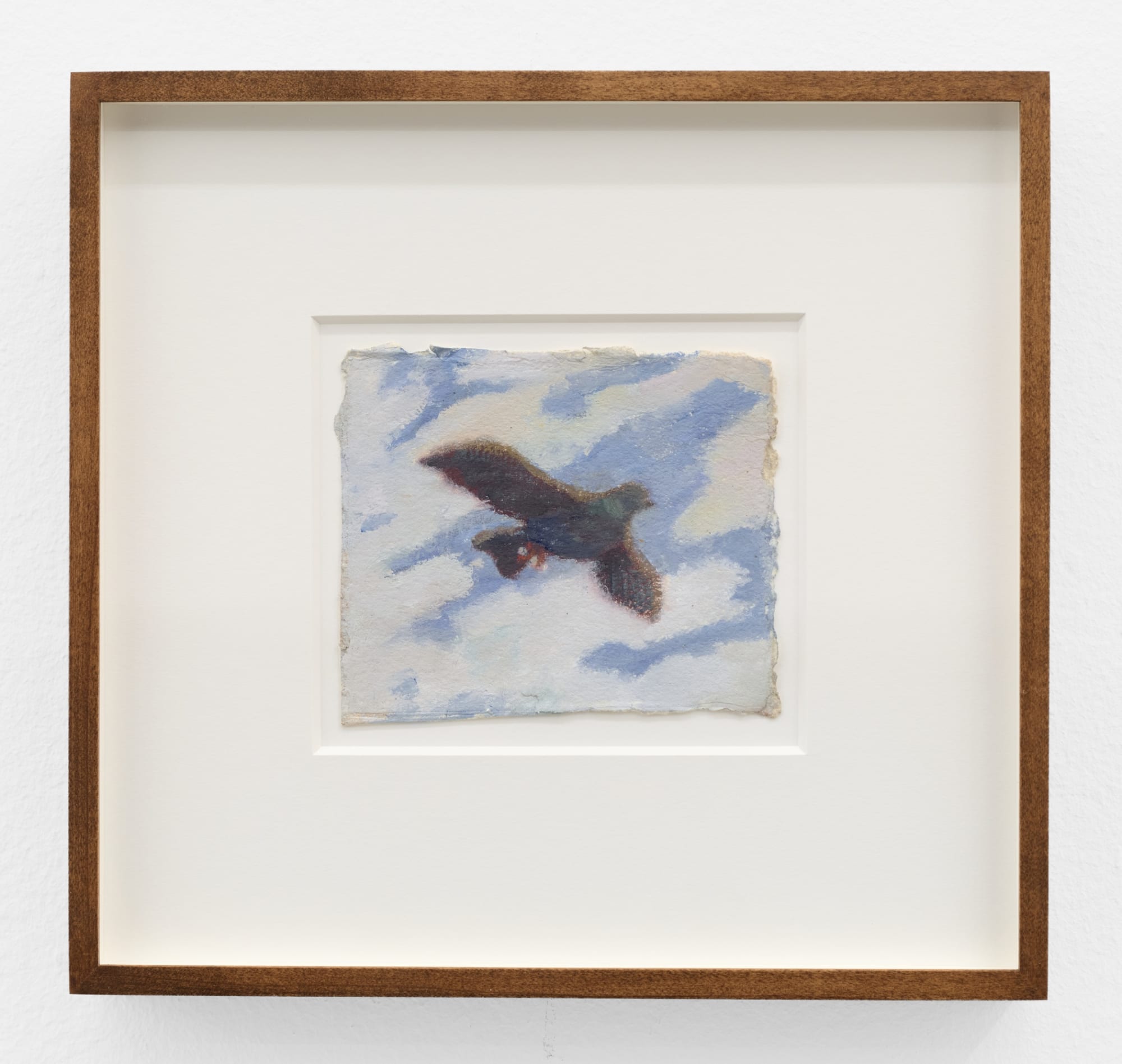 Jackson Joyce Messenger, 2024 oil on canvas sheet: 4 3/4 x 5 1/2 in. (12.1 x 14 cm.) framed: 10 7/8 x 11 1/2 x 1 1/2 in. (27.6 x 29.2 x 3.8 cm.)