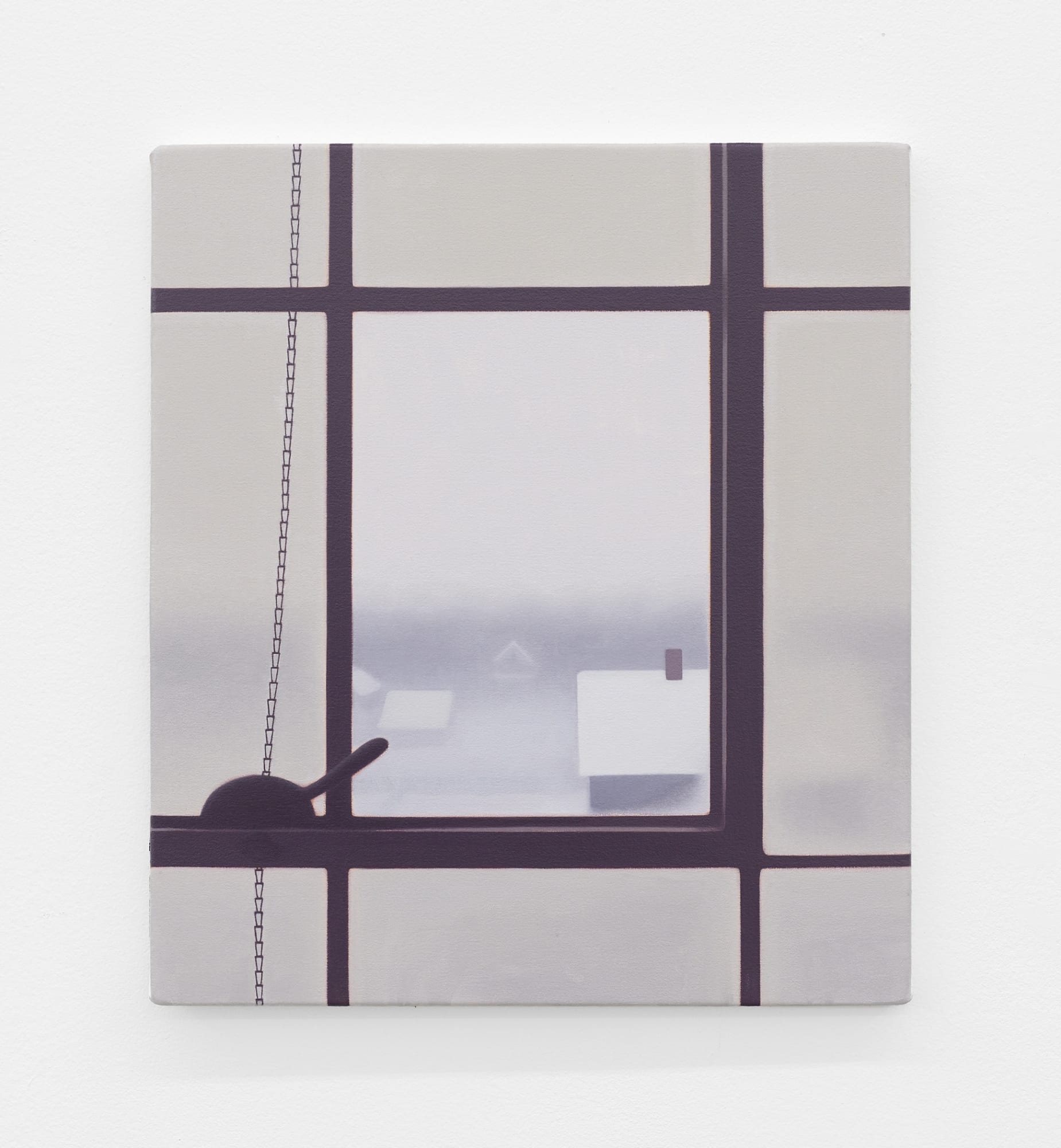 Andrew Gordon Window VII, 2024 oil on canvas over panel 22 1/2 x 19 3/4 in. 57.1 x 50.2 cm.