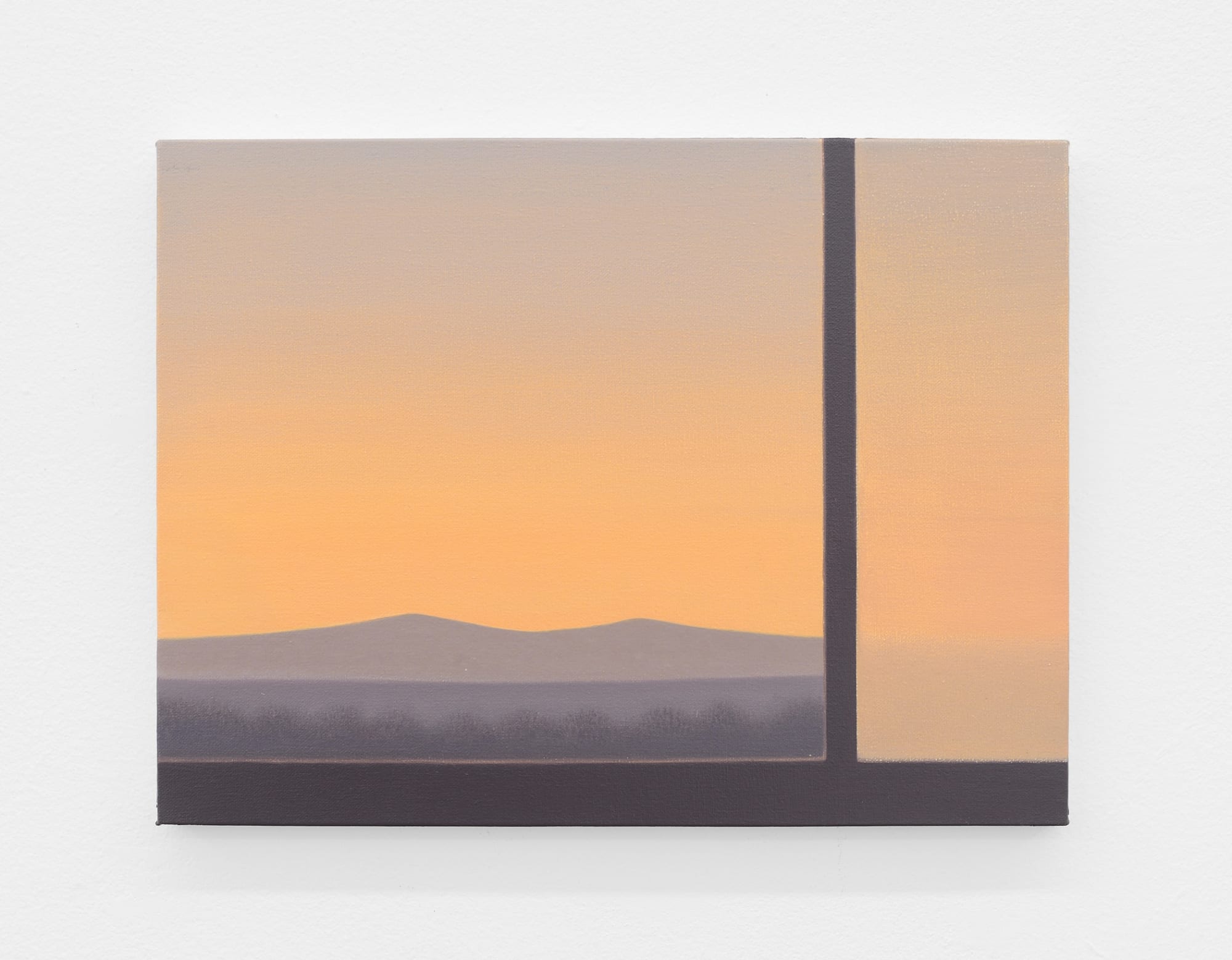 Andrew Gordon Window XII, 2024 oil on canvas over panel 12 x 16 in. 30.5 x 40.6 cm.