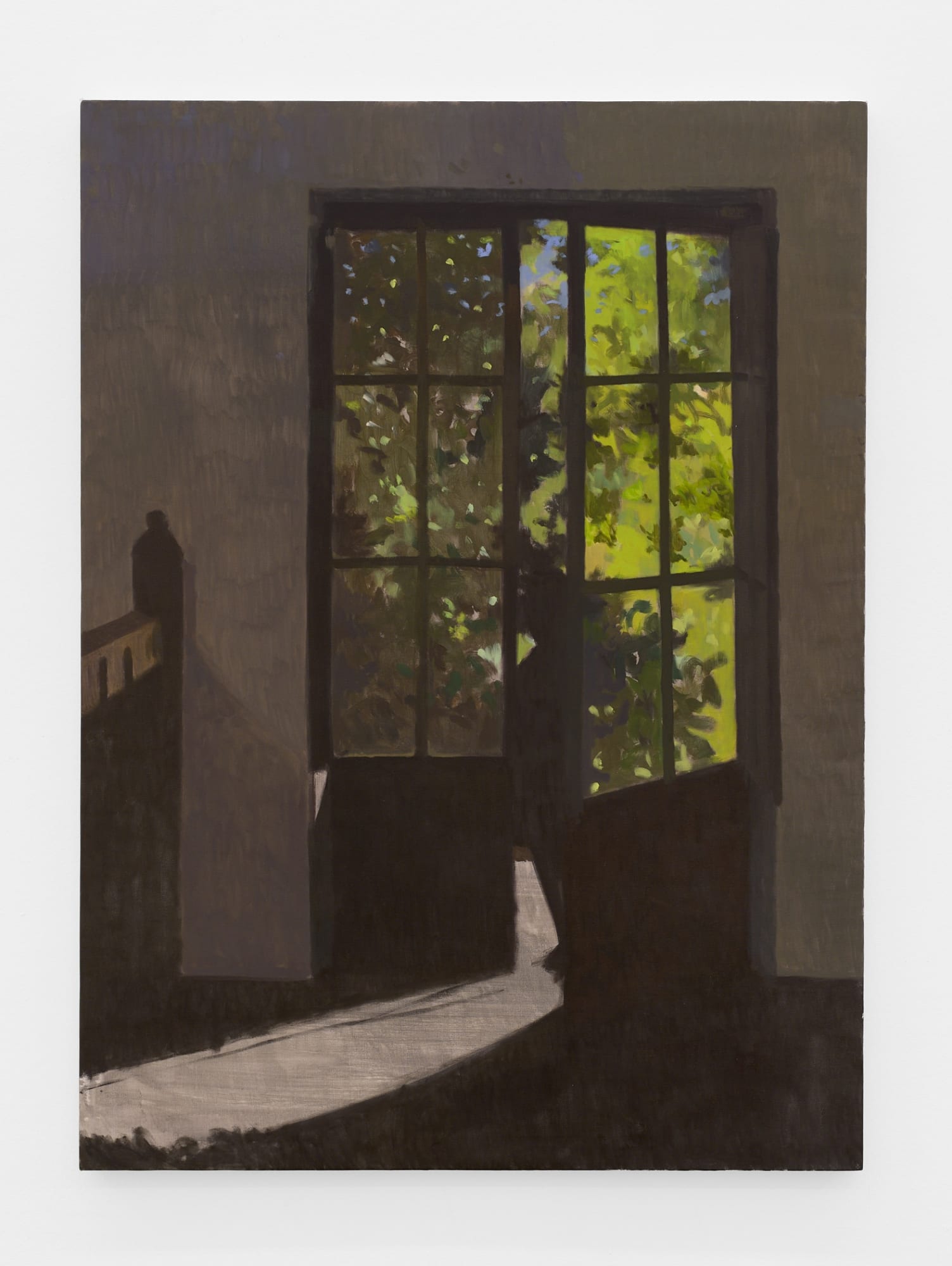 Alejandro Sintura Umbral, 2025 oil on canvas 59 x 43 1/4 in. 150 x 110 cm.