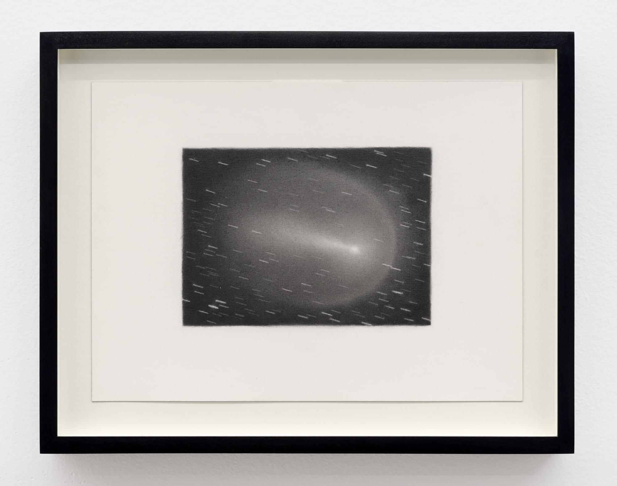 Nick Hobbs Comet, 2025 graphite on paper sheet: 9 x 12 in. (22.9 x 30.5 cm.) frame: 11 3/4 x 14 7/8 x 1 1/2 in. (29.8 x 37.8 x 3.8 cm.)
