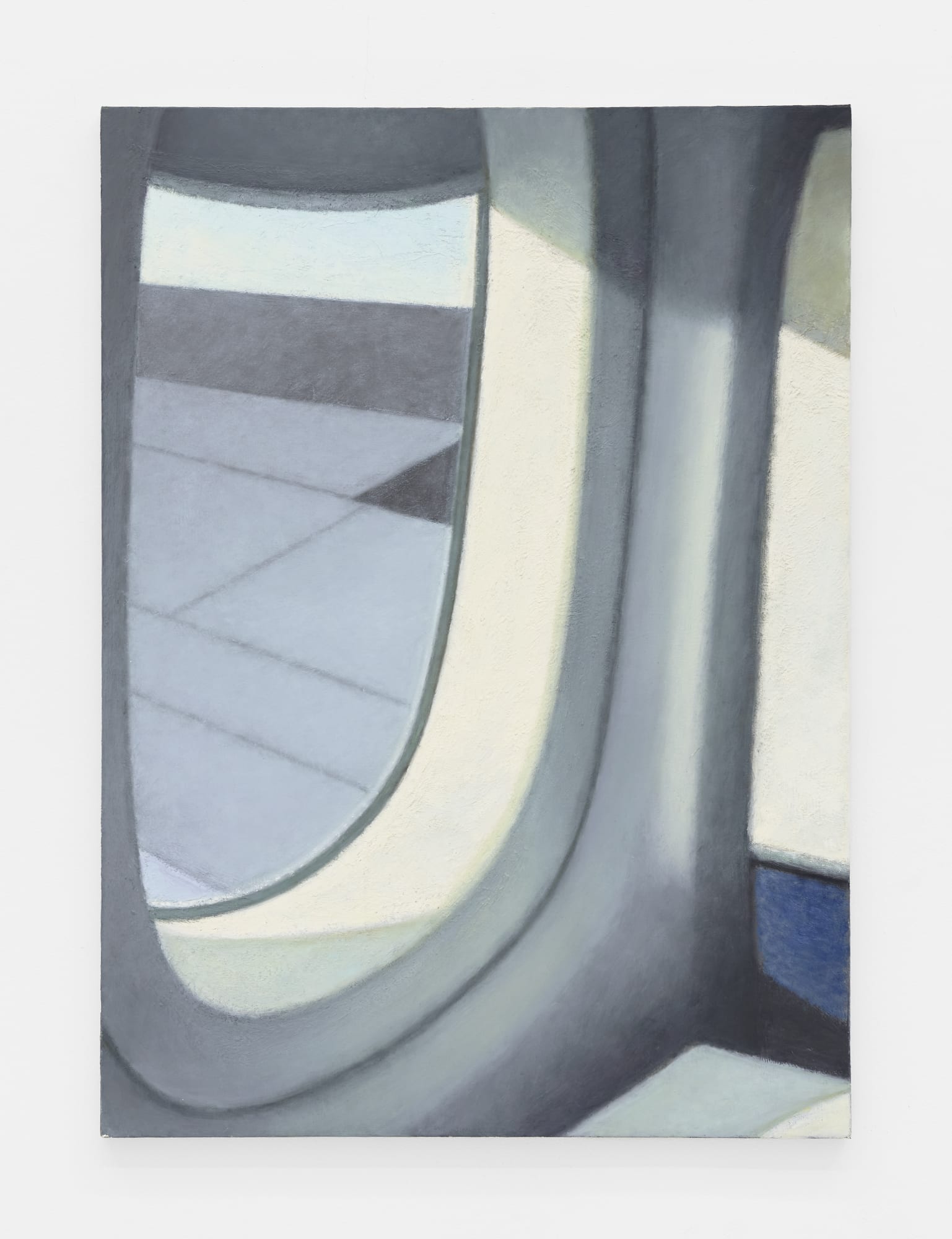 Kanae Takeuchi Inside An Airplane, 2014 oil on canvas 39 1/2 x 29 in. (100 x 73 cm.)