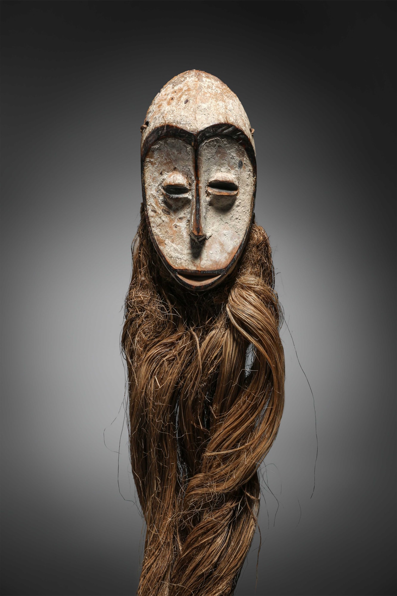 Masquette Lega République Démocratique du Congo 16 cm (sans la barbe) Provenance: Boris Kegel-Konietzko, collecté in situ en 1958-1959 Transmis par descendance