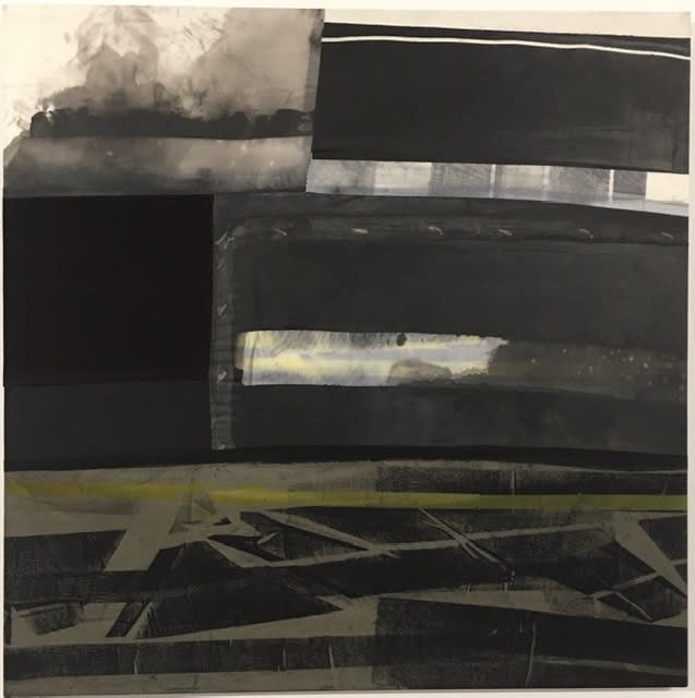 Jonathan Lara S/T (Mitad), 2020 Impresión y malla serigráfica 60 x 60 cm