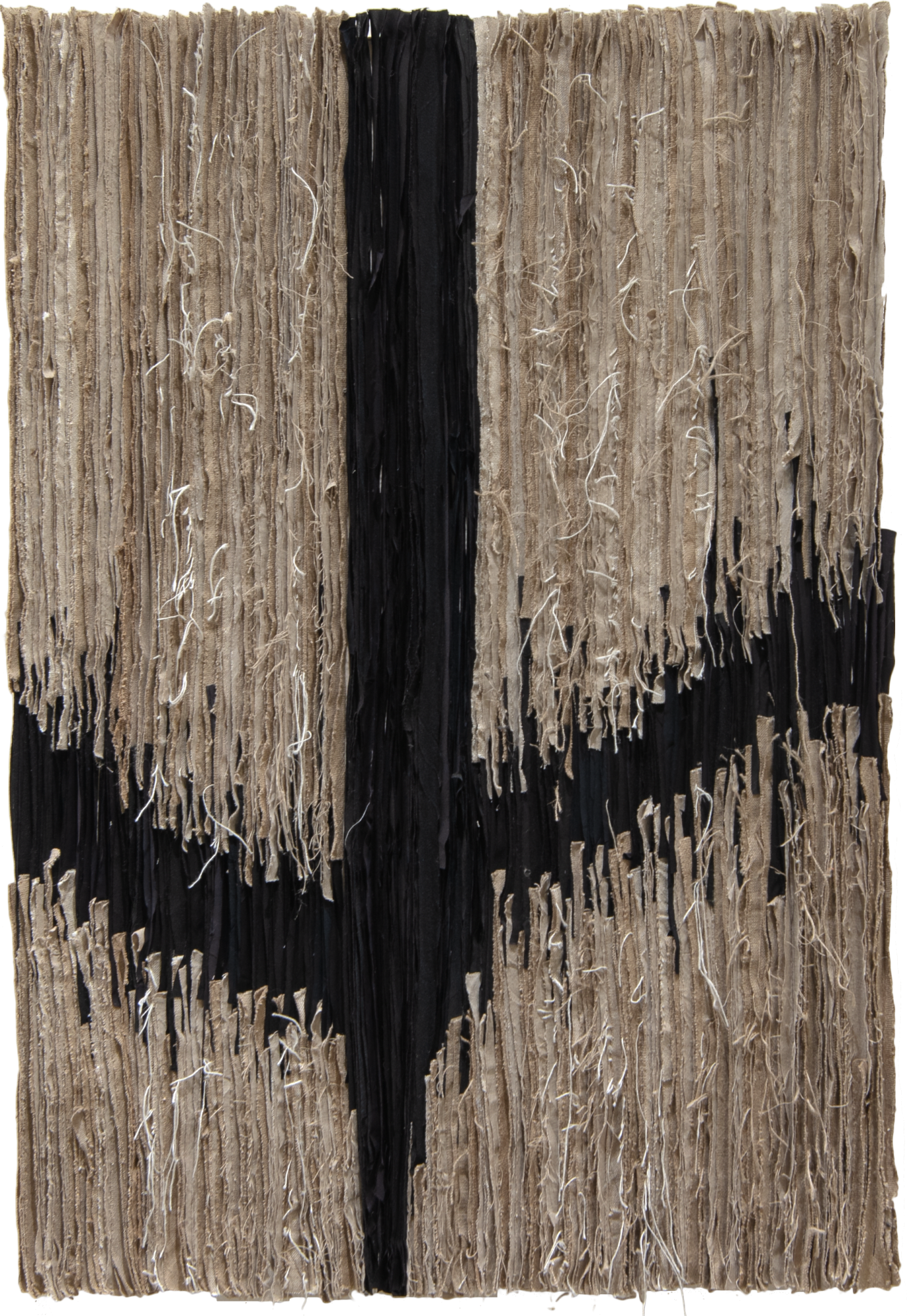 Joël Andrianomearisoa, TOKOTANY ACT XX, 2025, Textile, 130 × 90 cm