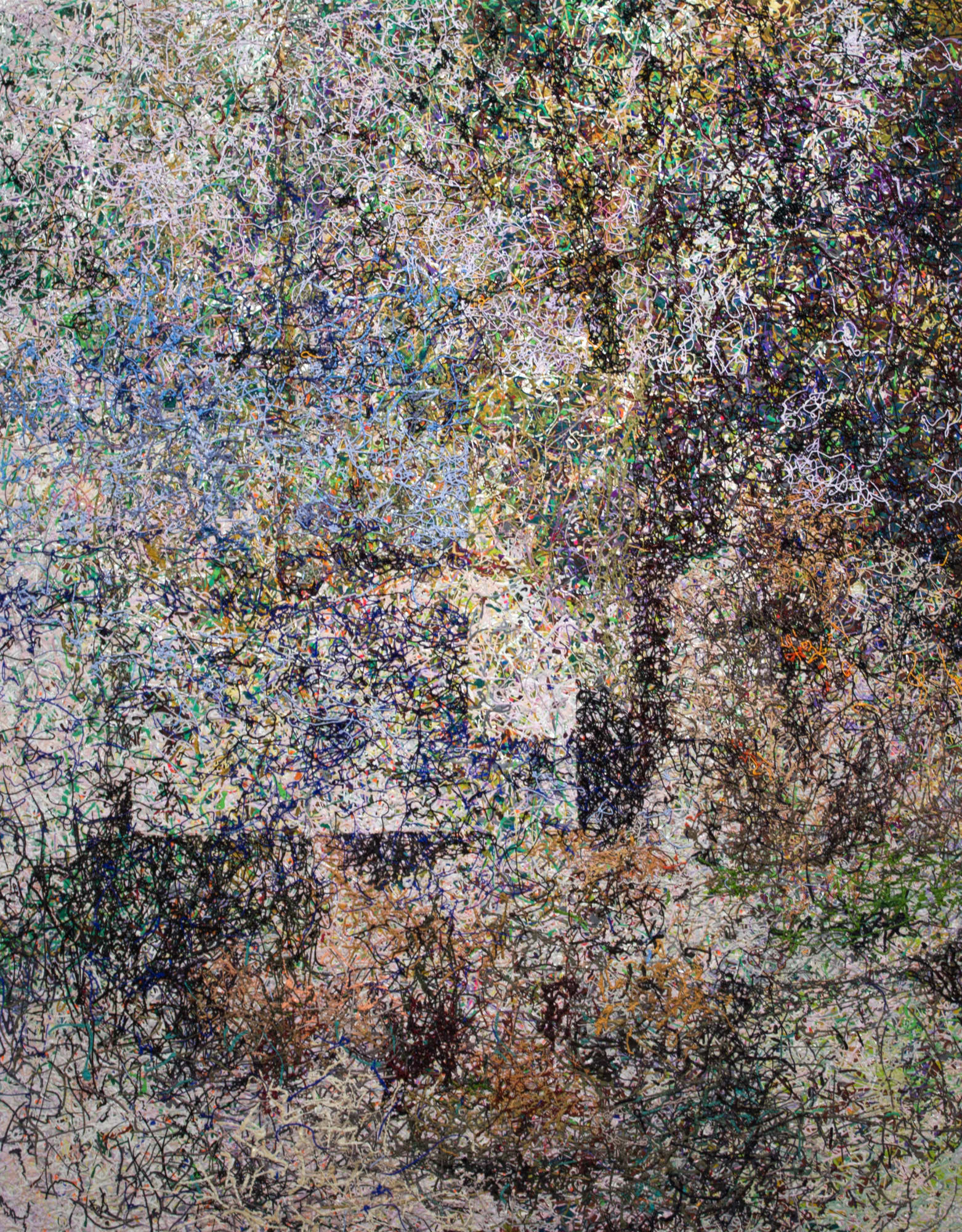 Masayuki Arai Like paintings #62 2022 Acrylic on linen, wood panel 117 × 91,2 cm