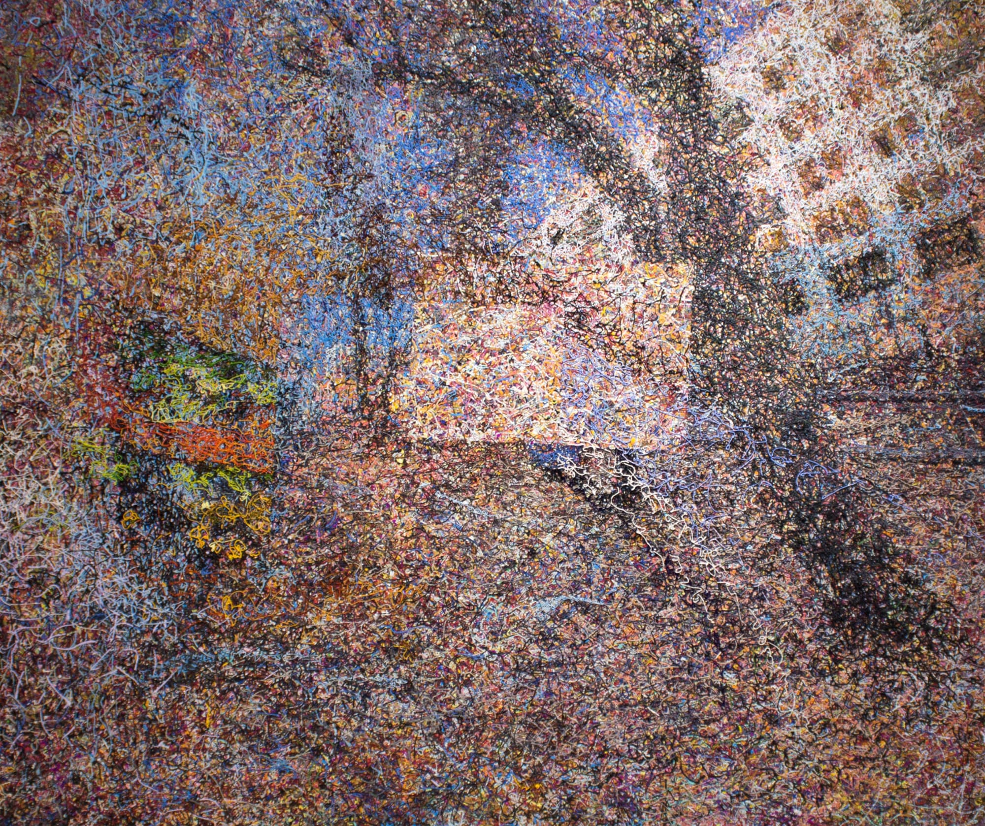 Masayuki Arai Like paintings #61 2022 Acrylic on linen, wood panel 162,2 × 194 cm