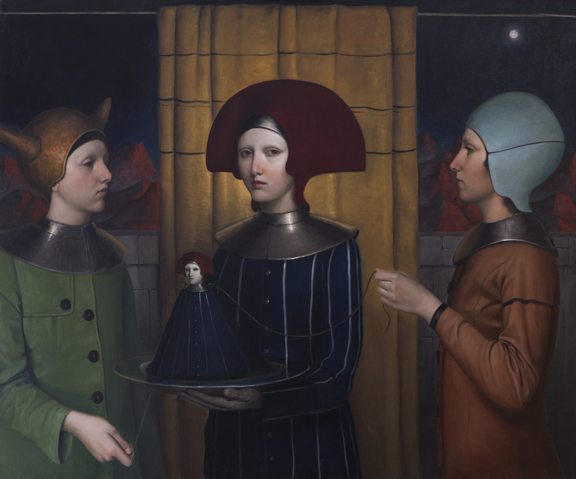 Alessandro Sicioldr Finzione 2021 (Sold) Oil on linen 100 x 120 cm
